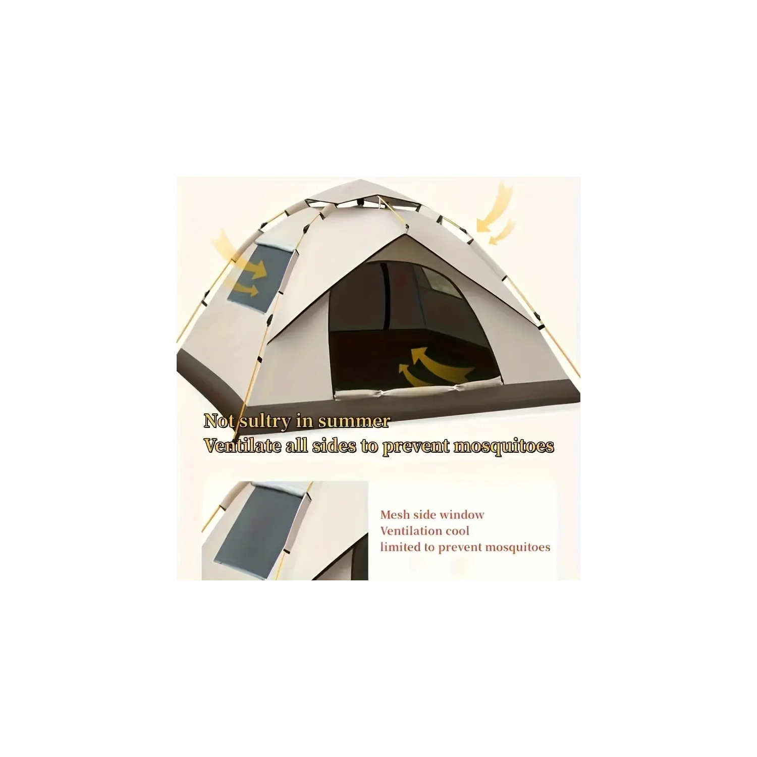 Fully Automatic Quick Opening Tent | Waterproof, Sunscreen, Mosquito-Proof Portable Camping Tent