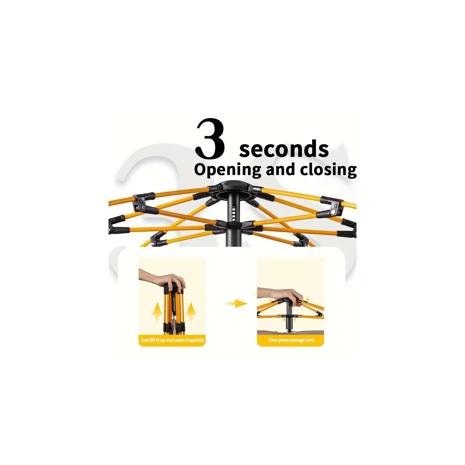 Fully Automatic Quick Opening Tent | Waterproof, Sunscreen, Mosquito-Proof Portable Camping Tent