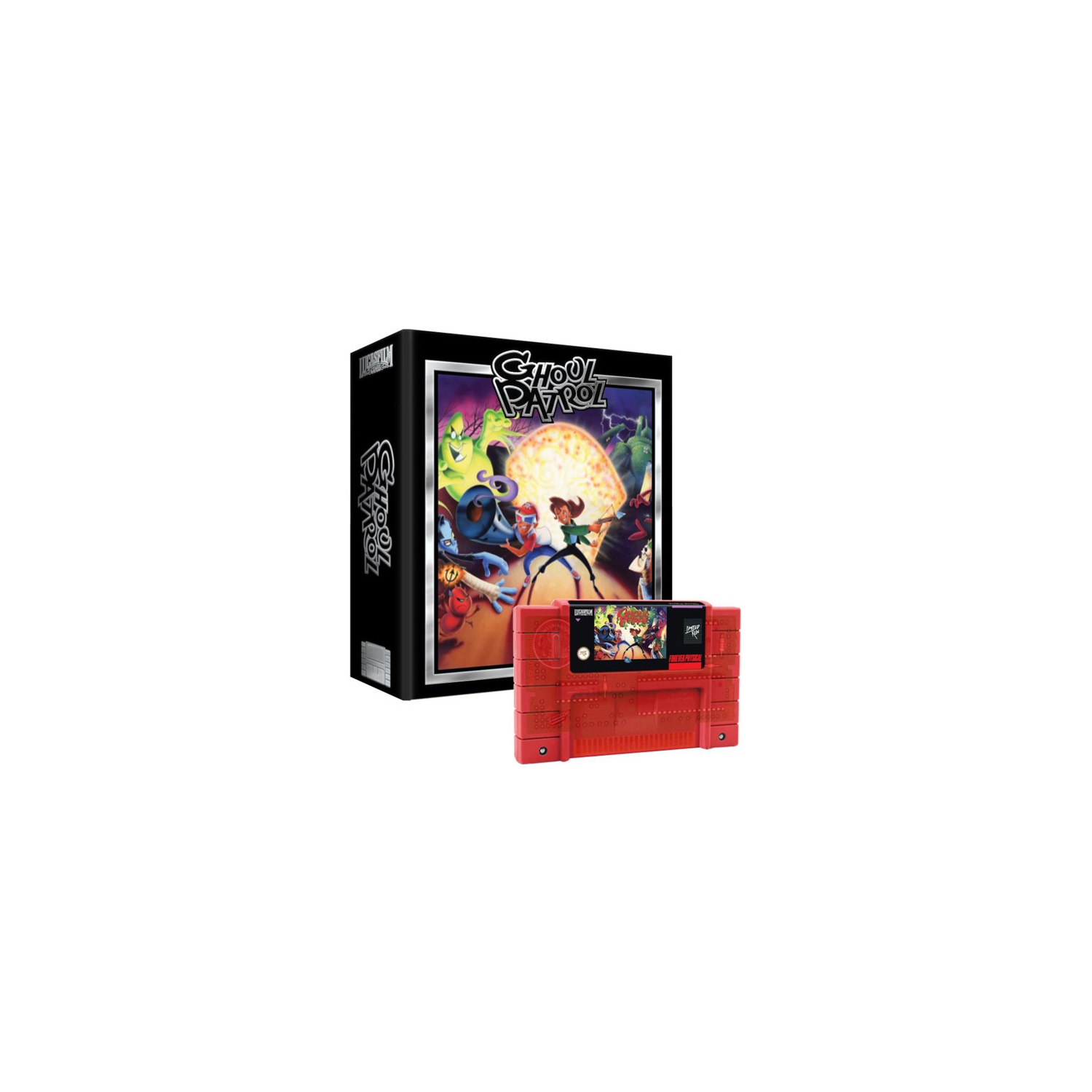 Desserte rouge édition de collection de Ghoul Patrol (SNES)