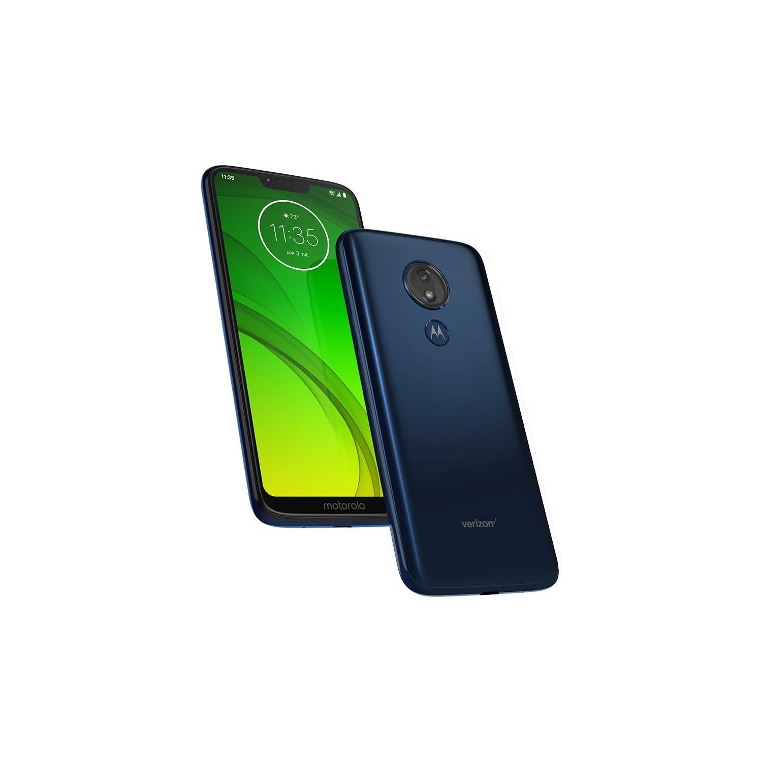 Refurbished(Excellent)- Motorola Moto G7 Power - Unlocked Phone - (Marine Blue)