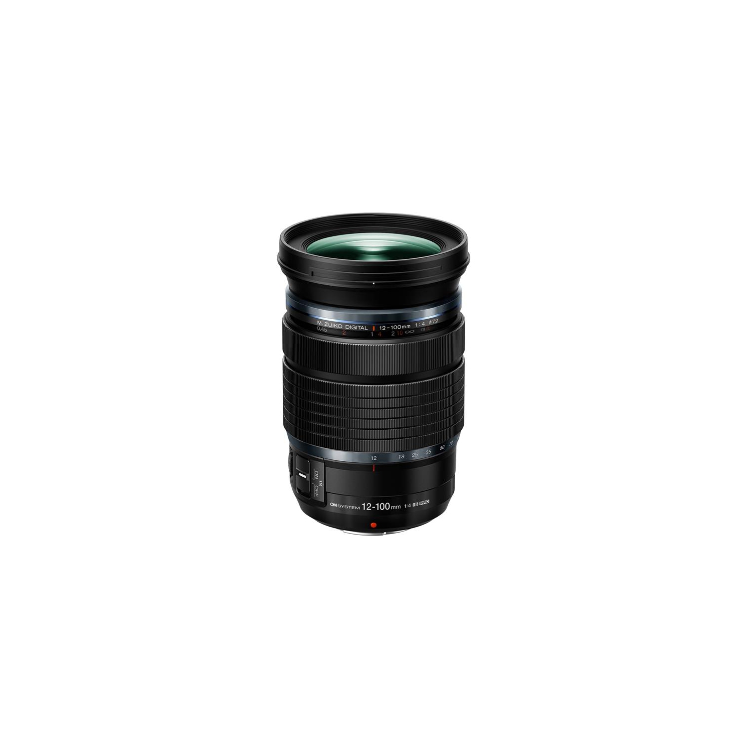 M. d'Olympus Objectif zoom numérique Pro à grossissement élevé f/4,0 ED 12-100&nbsp;mm de ZUIKO pour appareil photo système micro quatre tiers