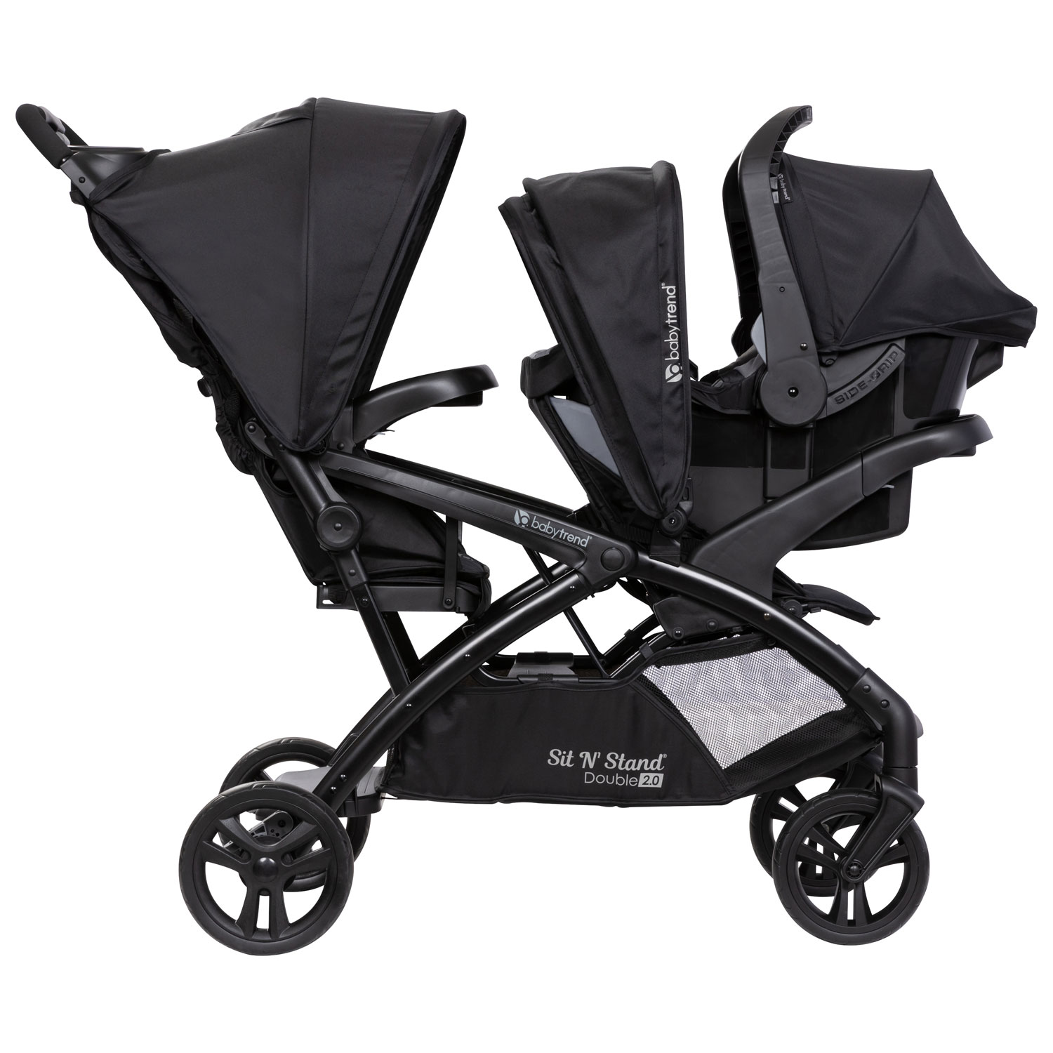 Baby Trend Sit N Stand Double 2.0 Stroller Black Best Buy Canada