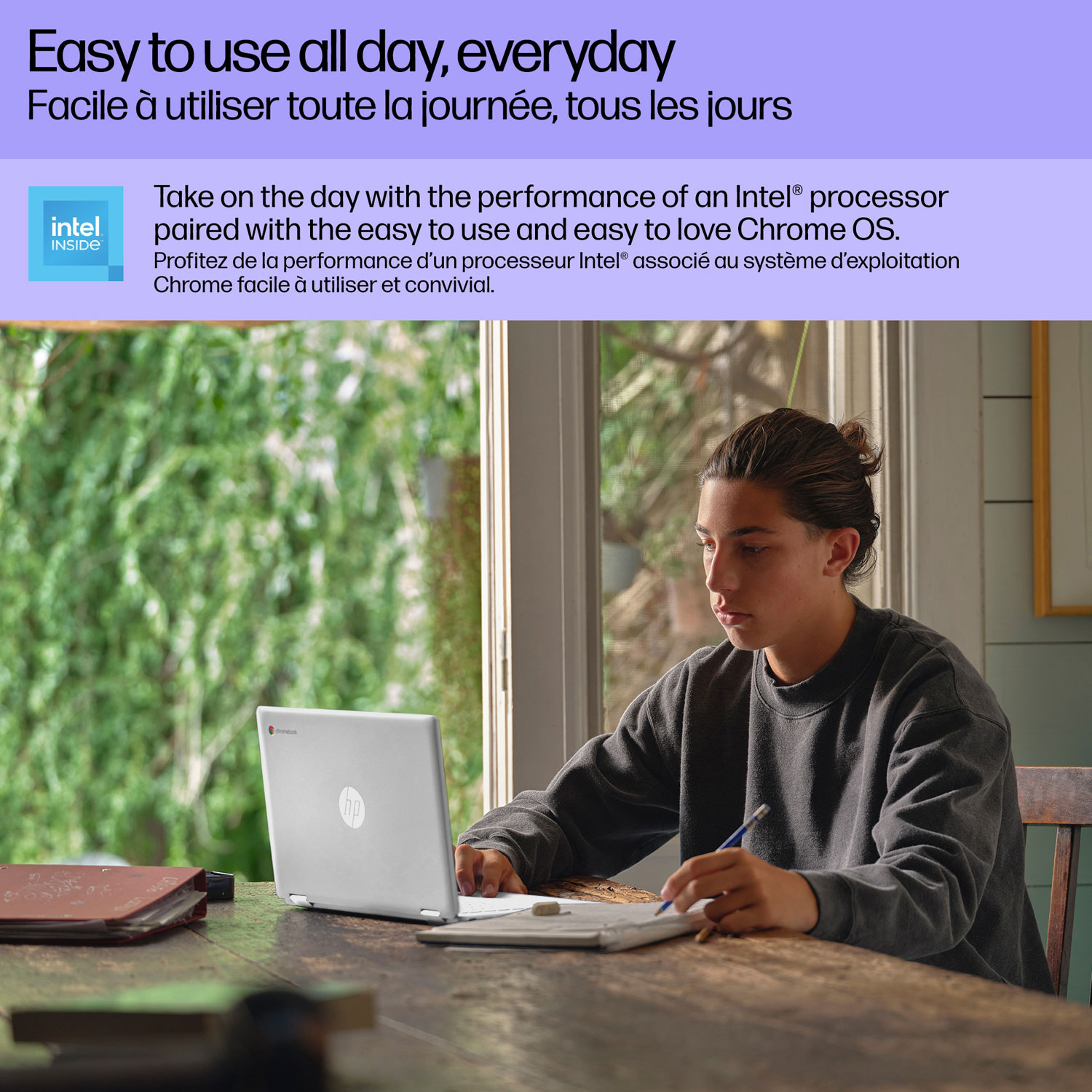 HP 14" Chromebook - Glacier Silver