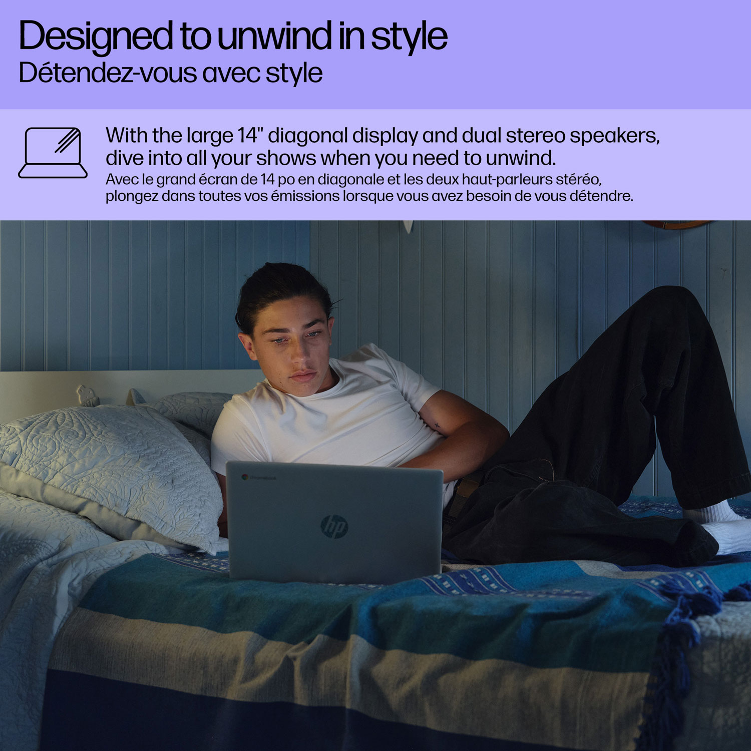 HP 14" Chromebook - Glacier Silver