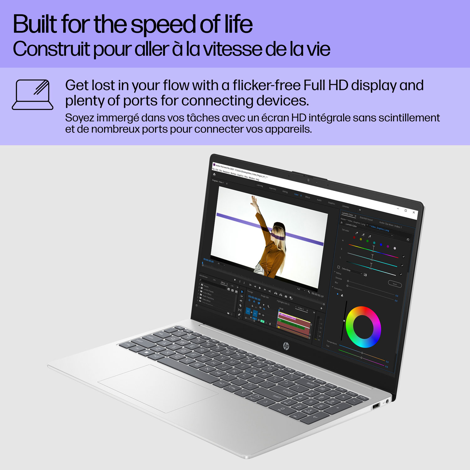 HP 15.6" Laptop - Natural Silver