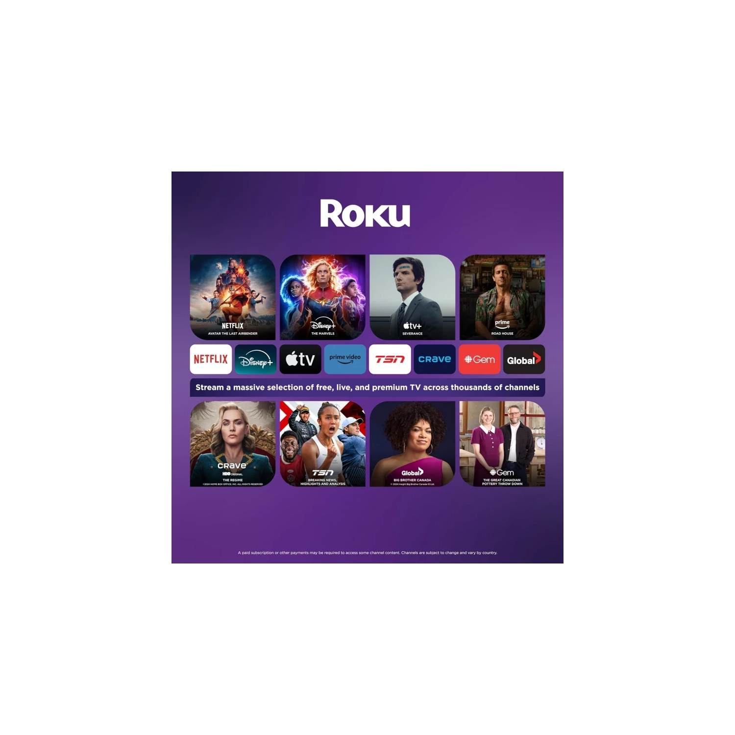 Appareil de diffusion en continu HD Express de Roku avec câble HDMI haute vitesse et télécommande simple