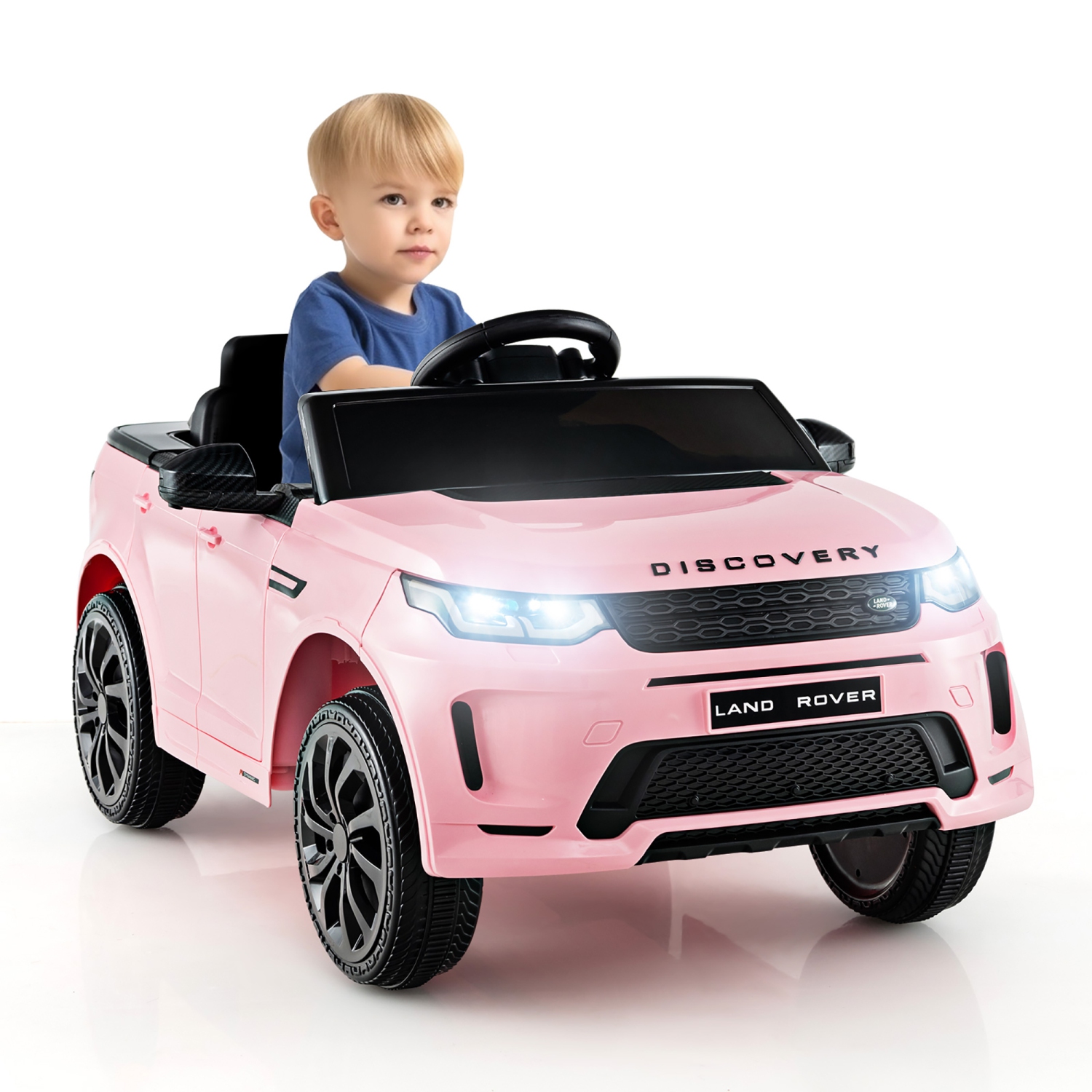 Gymax 12V Kids Ride On Car Licensed Land Rover Electric Vehicle w/ Remote Control