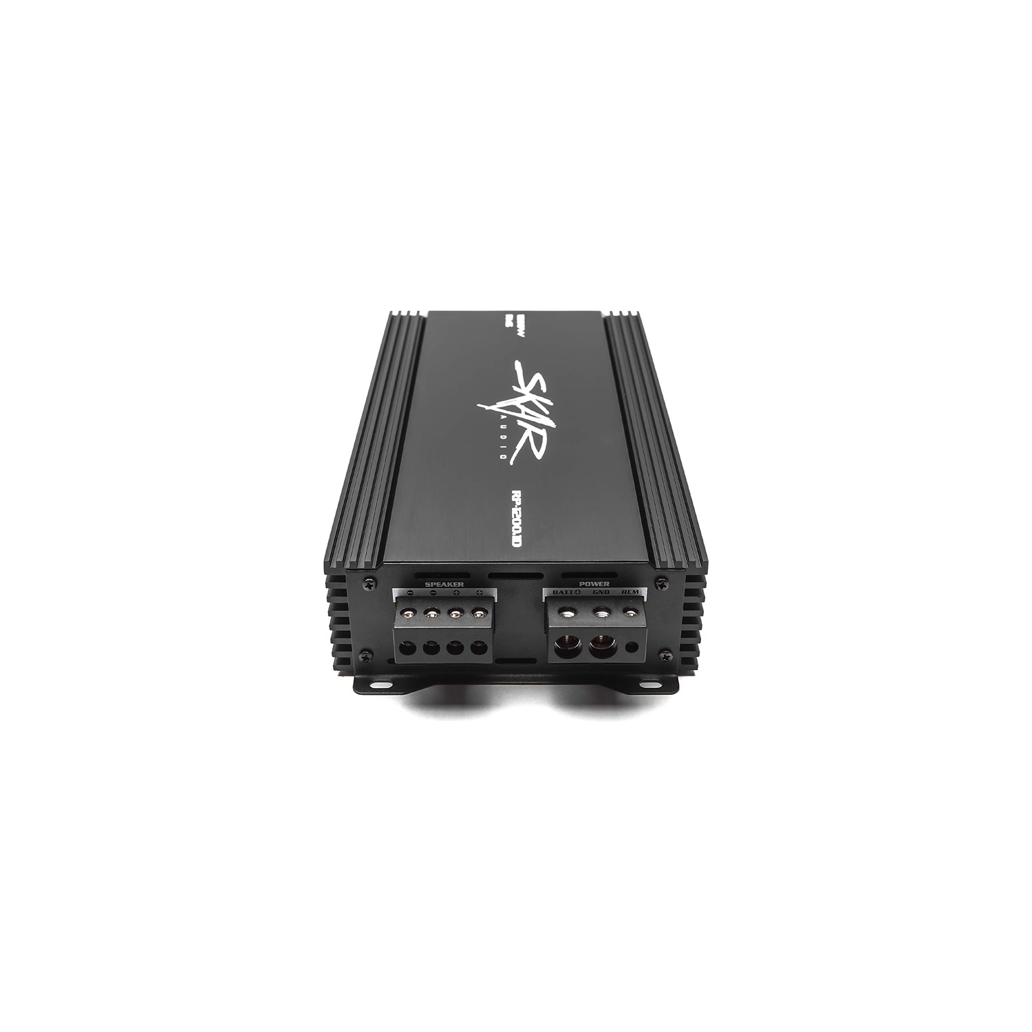 Skar Audio ‎40.64 x 15.24 x 6.35 cm Monoblock Class D Mosfet Amplifier RP-1200.1D with Remote Control Subwoofer Level Black