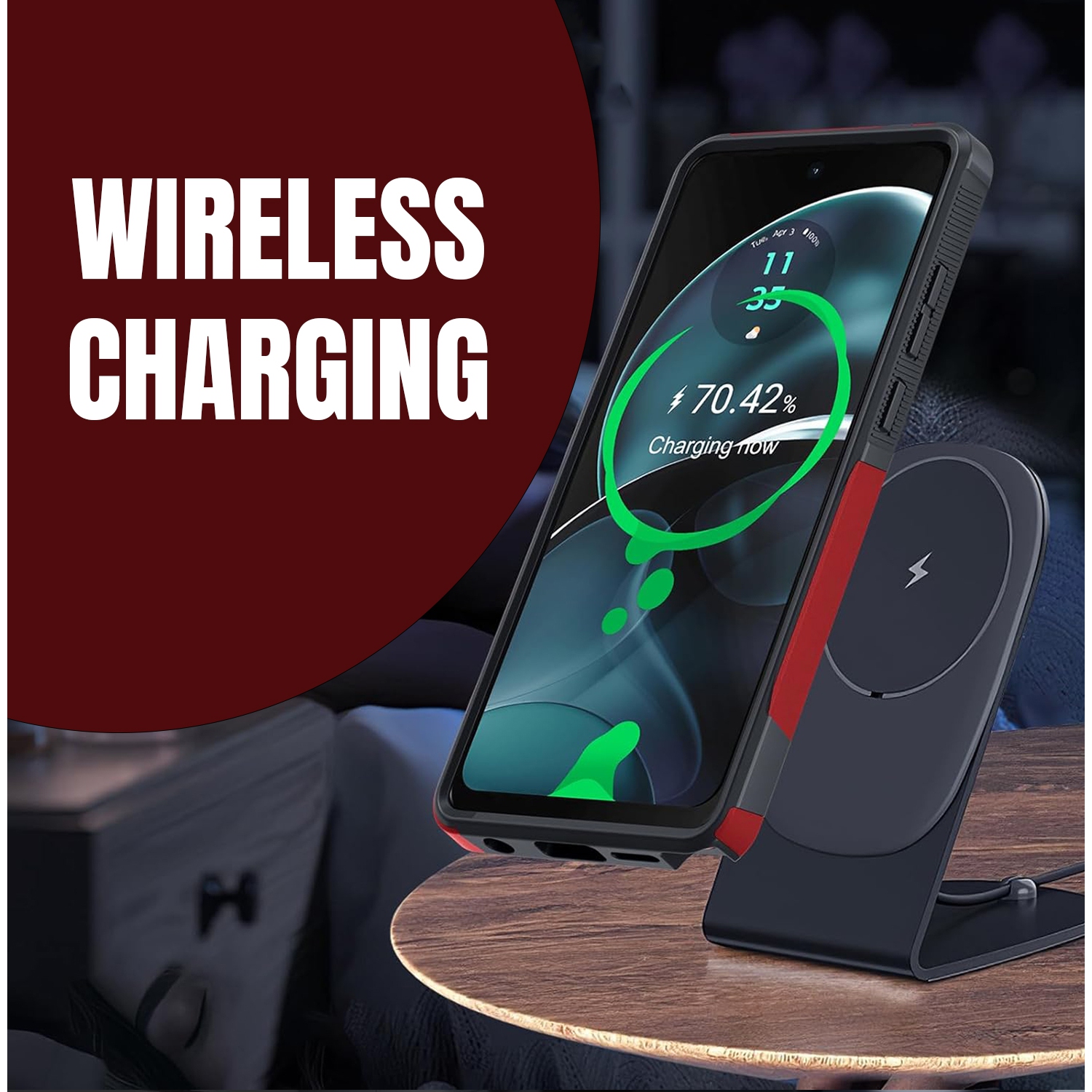 XCRS – Étui rigide Moto G Stylus 5G 2024, Comm double couche, robuste, étui Tuff