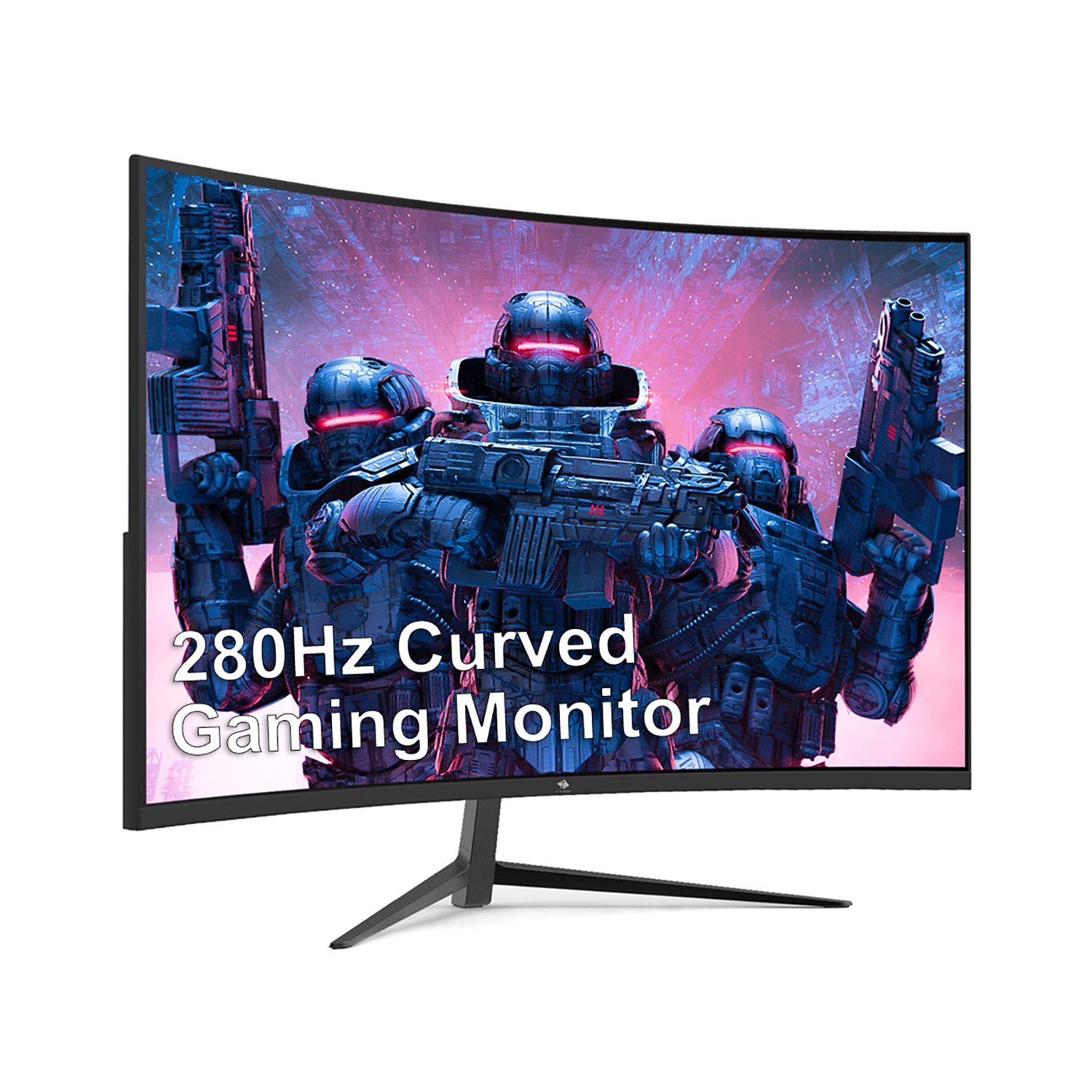 Moniteur de jeu incurvé 1&nbsp;ms 240&nbsp;Hz HD intégrale 1080P UG27P 27 po de Z-EDGE - Noir