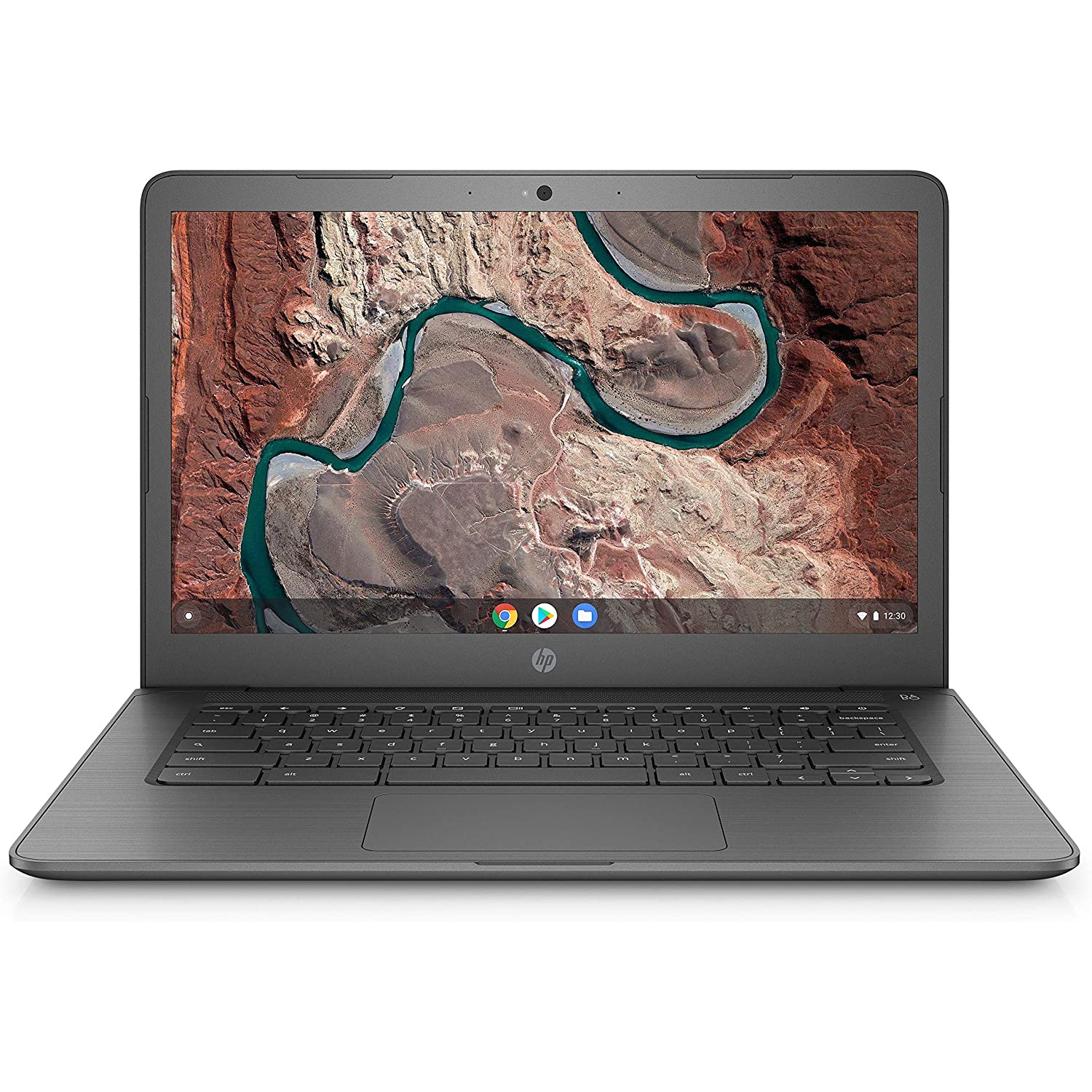 HP Chromebook 14" HD AMD A4 Dual-Core 2.4GHz 4GB 32GB Laptop Gray Chrome OS