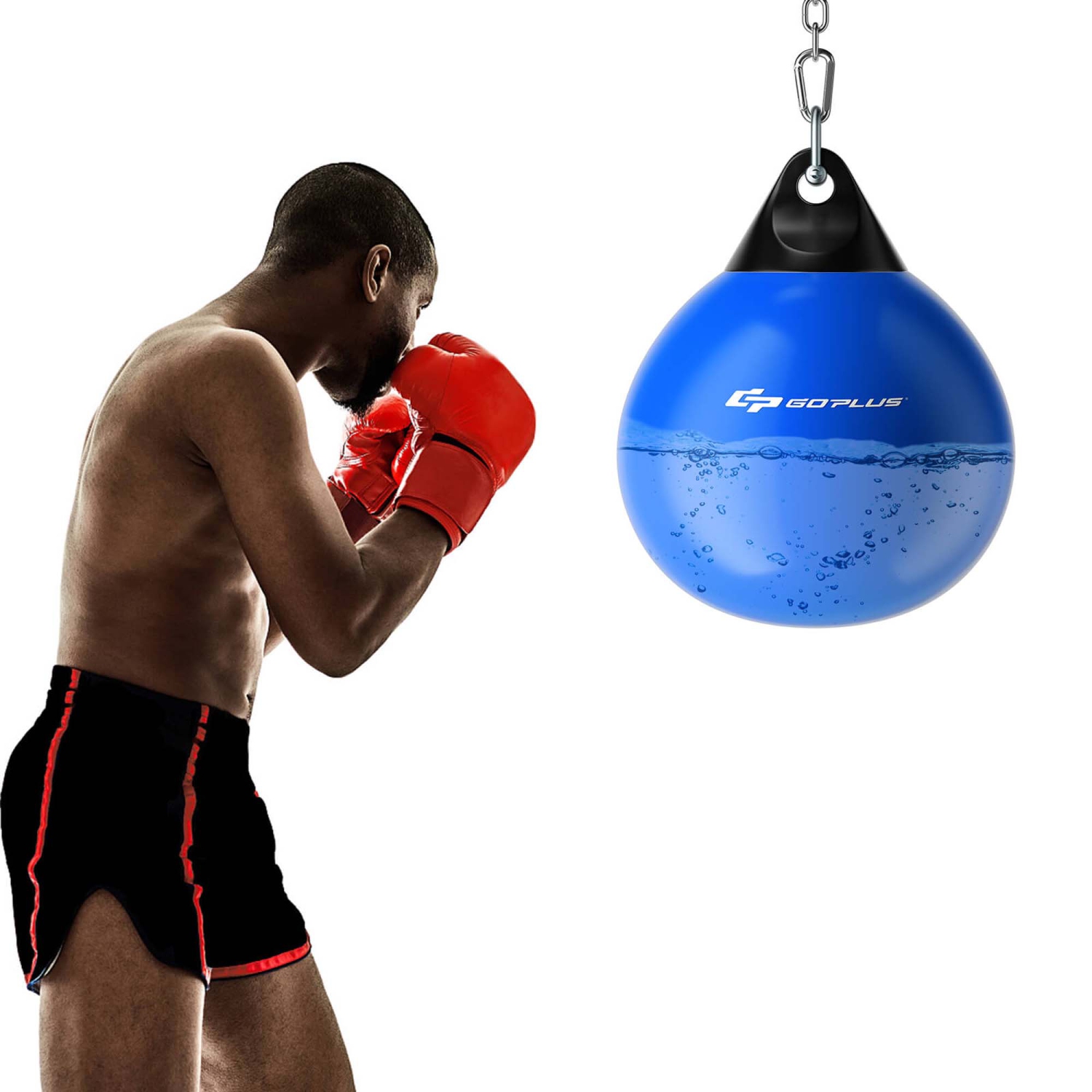 Goplus Water Punching Bag 21" 180 Pound Heavy Punching Bag with Adjustable Metal Chain