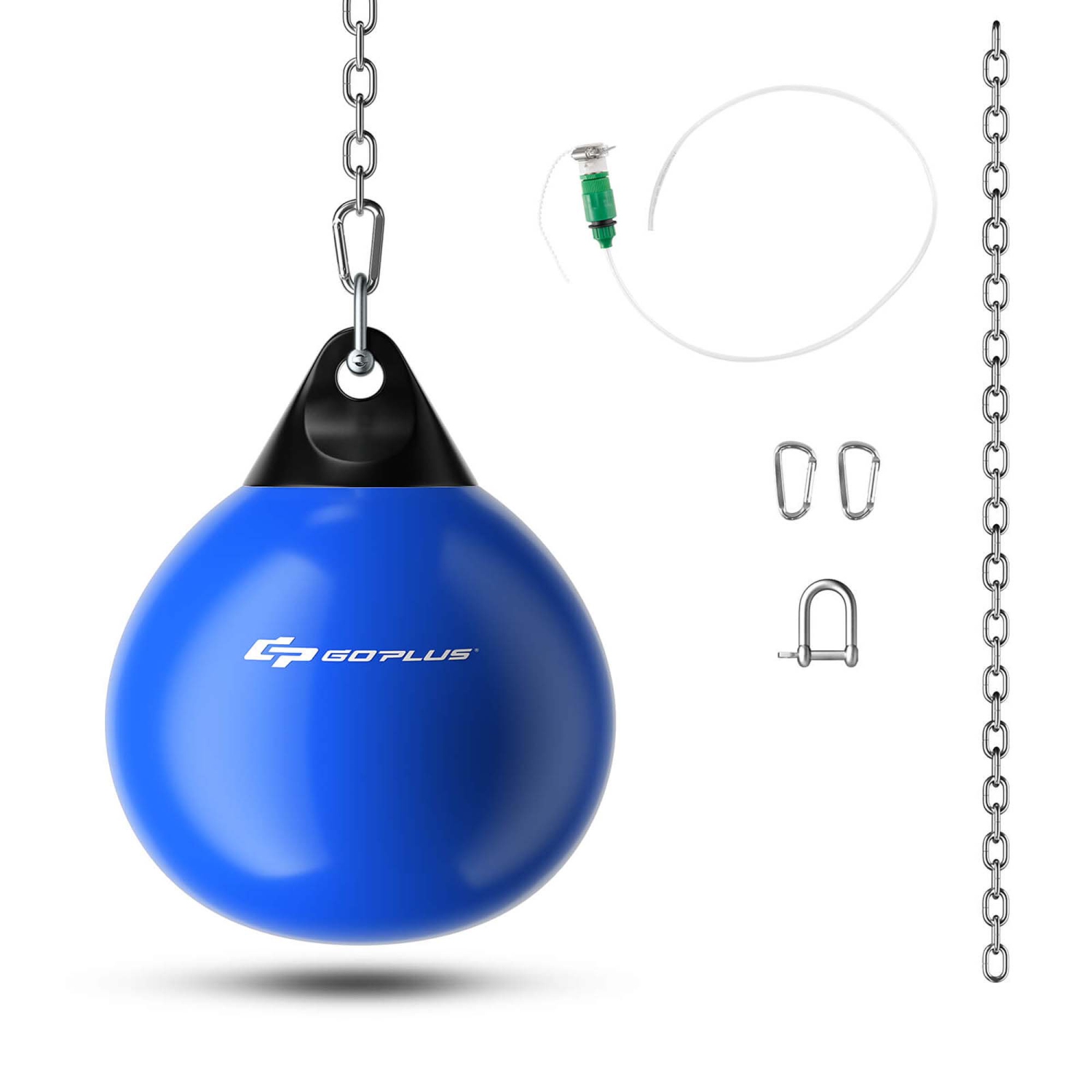 Goplus Water Punching Bag 21" 180 Pound Heavy Punching Bag with Adjustable Metal Chain