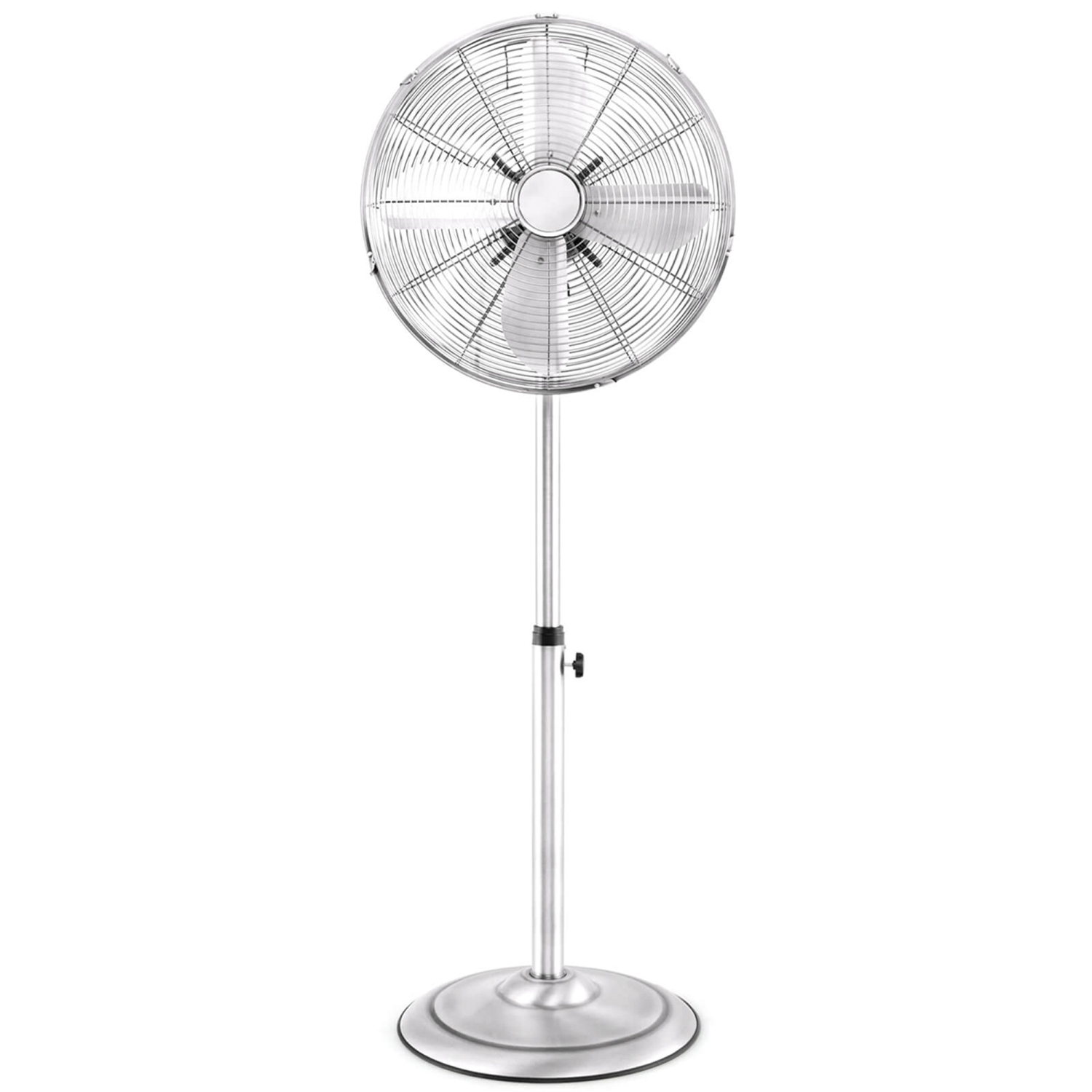 Costway 16" Standing Pedestal Fan with 3 Speed Settings Carrying Handle Aluminum Blades