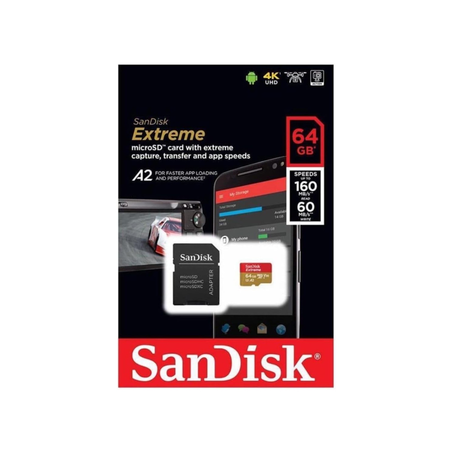 SanDisk Extreme Micro SD Card 64GB for GoPro Max GoPro Hero8