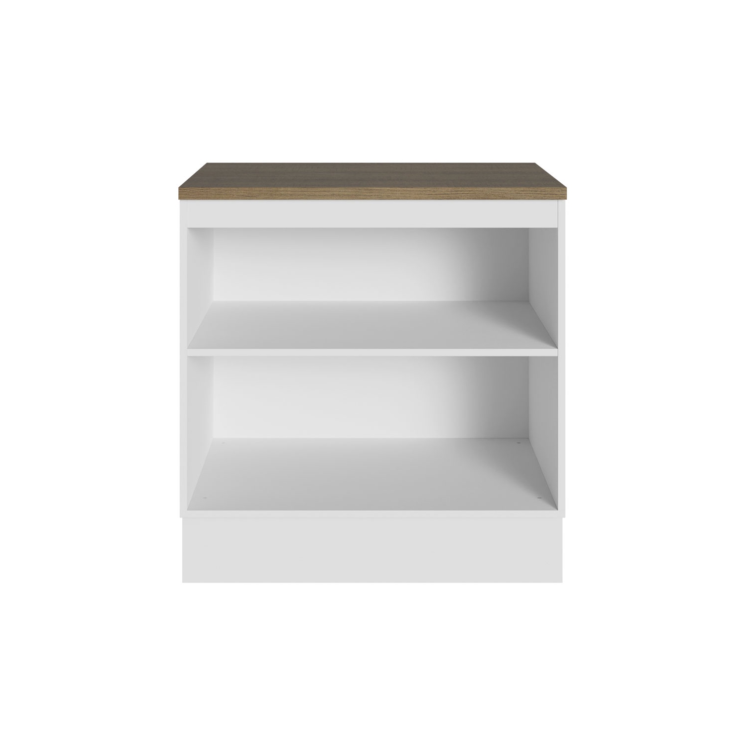 Madesa Compact Garage and Utility Room Base Storage Cabinet with 2 Doors and Shelf 33 Inch Organization Unit - White