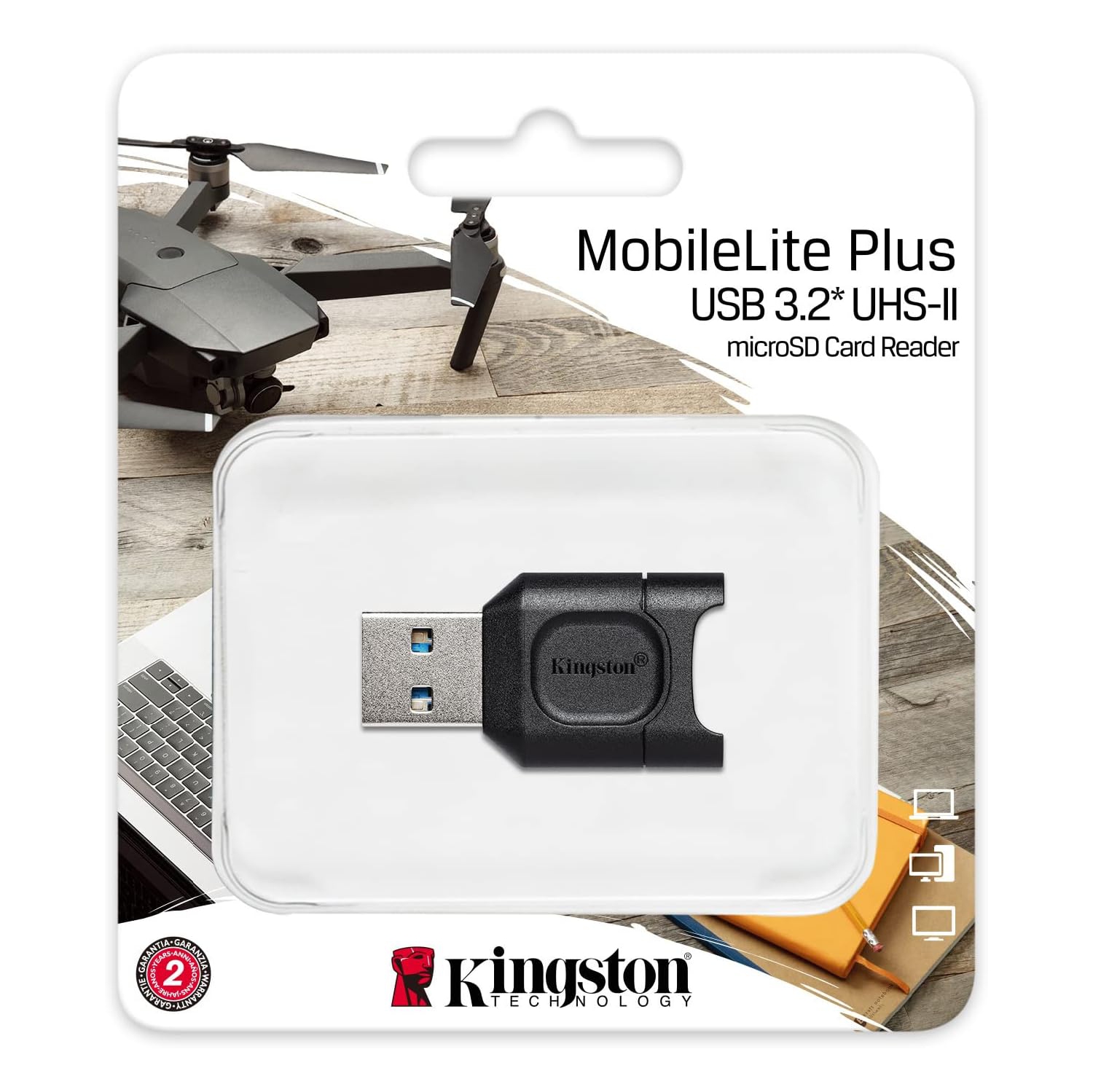 Kingston MobileLite Plus USB 3.2 microSDHC/SDXC UHS-II Card Reader