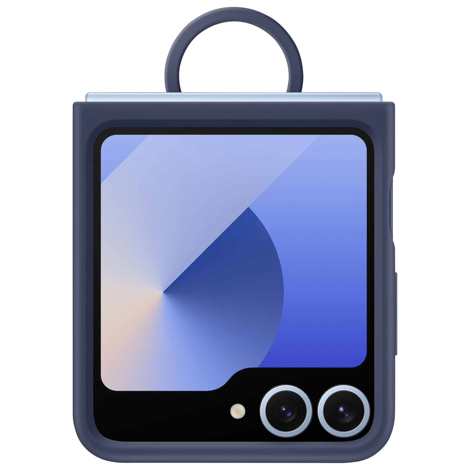 Étui en silicone Ring de Samsung pour Galaxy Z Flip6 de Samsung - Bleu marine