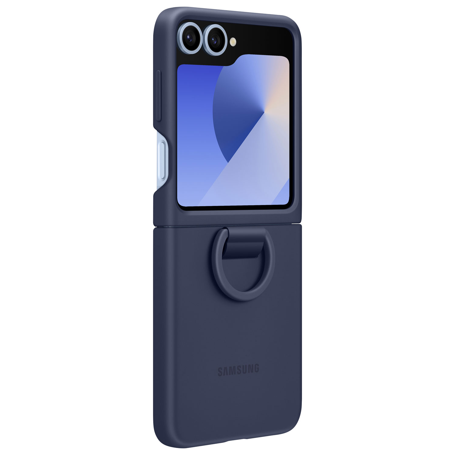 Étui en silicone Ring de Samsung pour Galaxy Z Flip6 de Samsung - Bleu marine