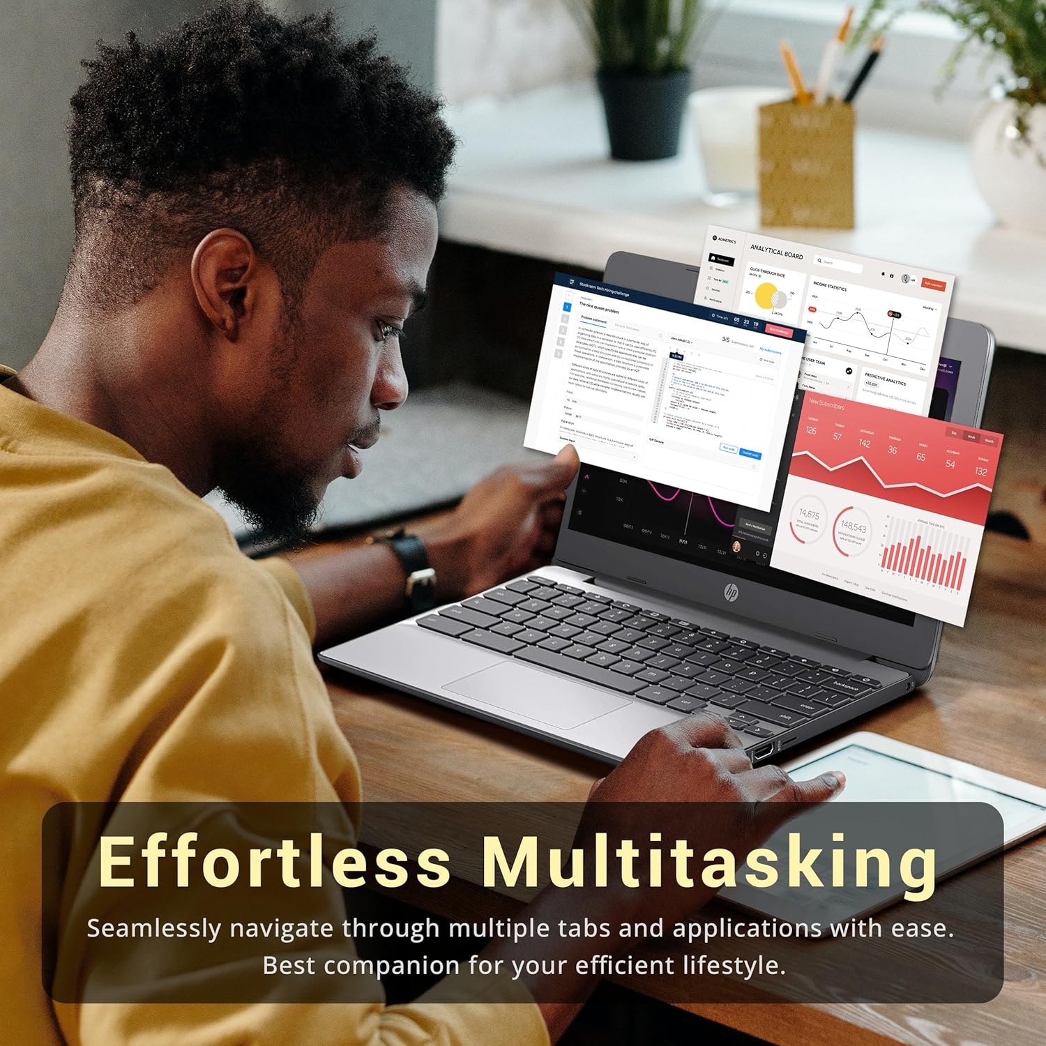 HP Chromebook 11.6" HD Anti-glare Laptop, Intel Celeron N3060, 16GB eMMC, 4GB RAM, Intel HD Graphics, Island-style Keyboard, Webcam, Chrome OS, Gray,