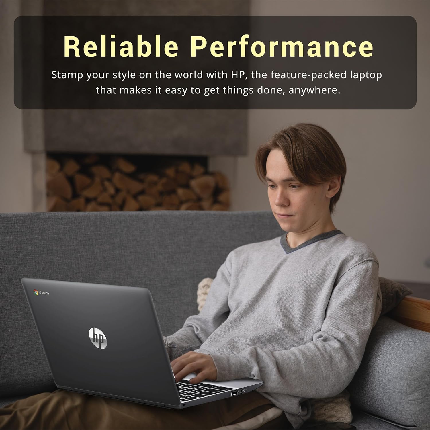 HP Chromebook 11.6" HD Anti-glare Laptop, Intel Celeron N3060, 16GB eMMC, 4GB RAM, Intel HD Graphics, Island-style Keyboard, Webcam, Chrome OS, Gray,