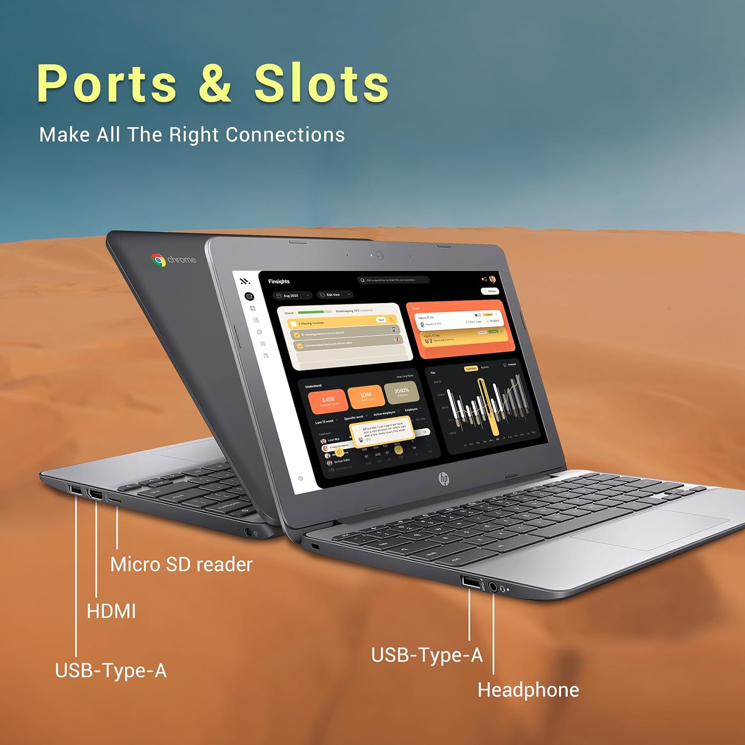 HP Chromebook 11.6" HD Anti-glare Laptop, Intel Celeron N3060, 16GB eMMC, 4GB RAM, Intel HD Graphics, Island-style Keyboard, Webcam, Chrome OS, Gray,