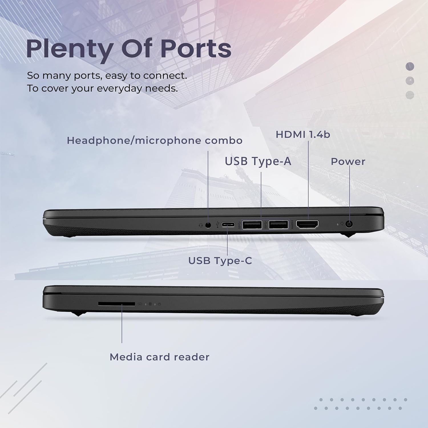 HP Stream 14" HD Laptop, Intel Celeron N4120, 288GB Storage(128GB eMMC+160GB Docking Station Set), 8GB RAM, Intel UHD Graphics, Webcam, 1 Year Office