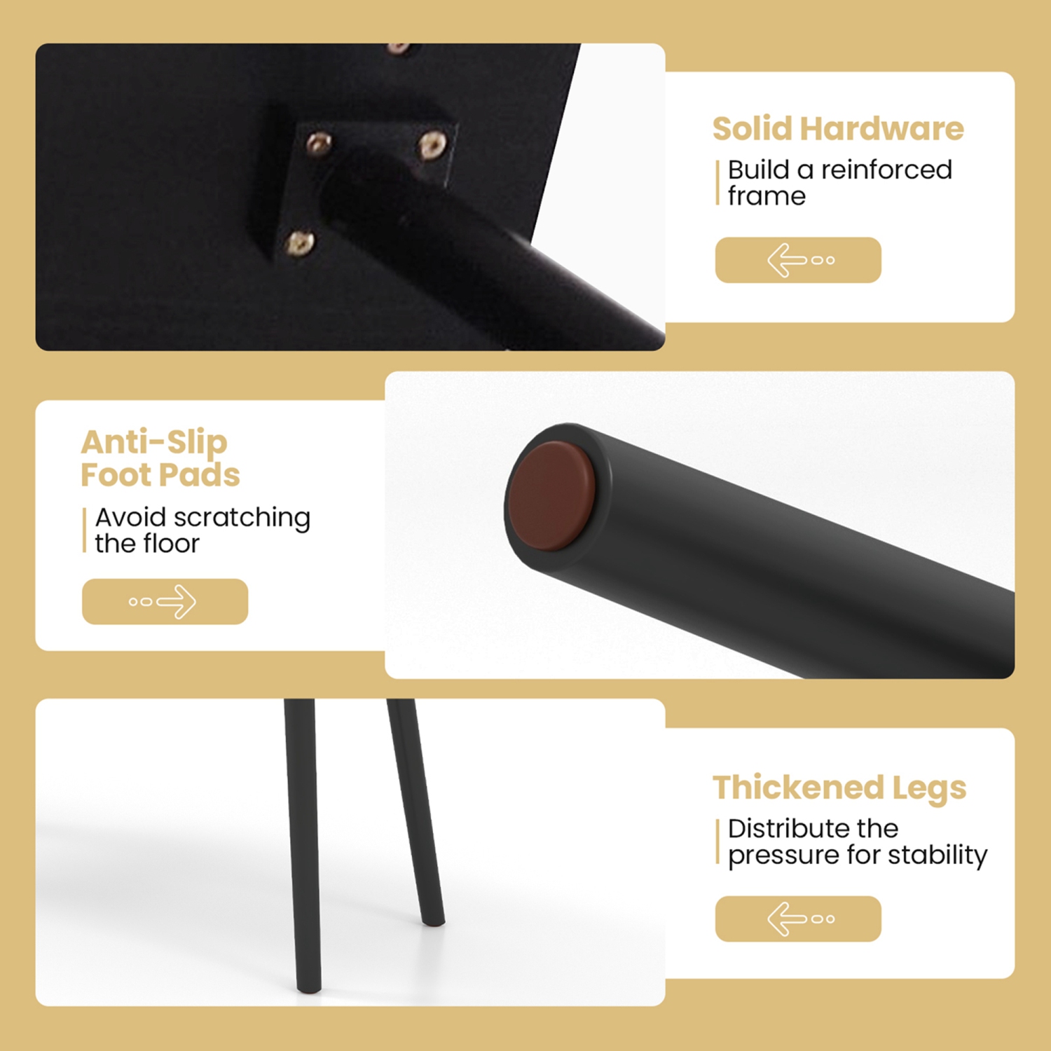 Banc d'entrée de Costway pour banc de salle à manger en bois de caoutchouc Windsor avec dossier à barreaux 2