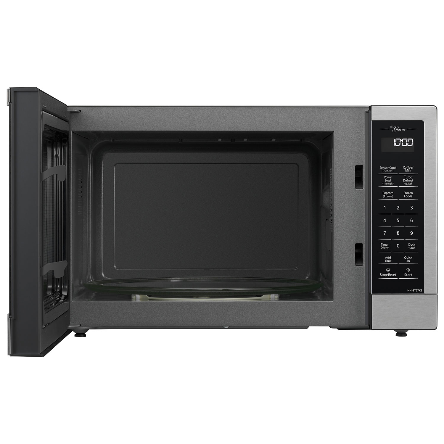 Panasonic Genius 1.2 Cu. Ft. Inverter Microwave - Silver