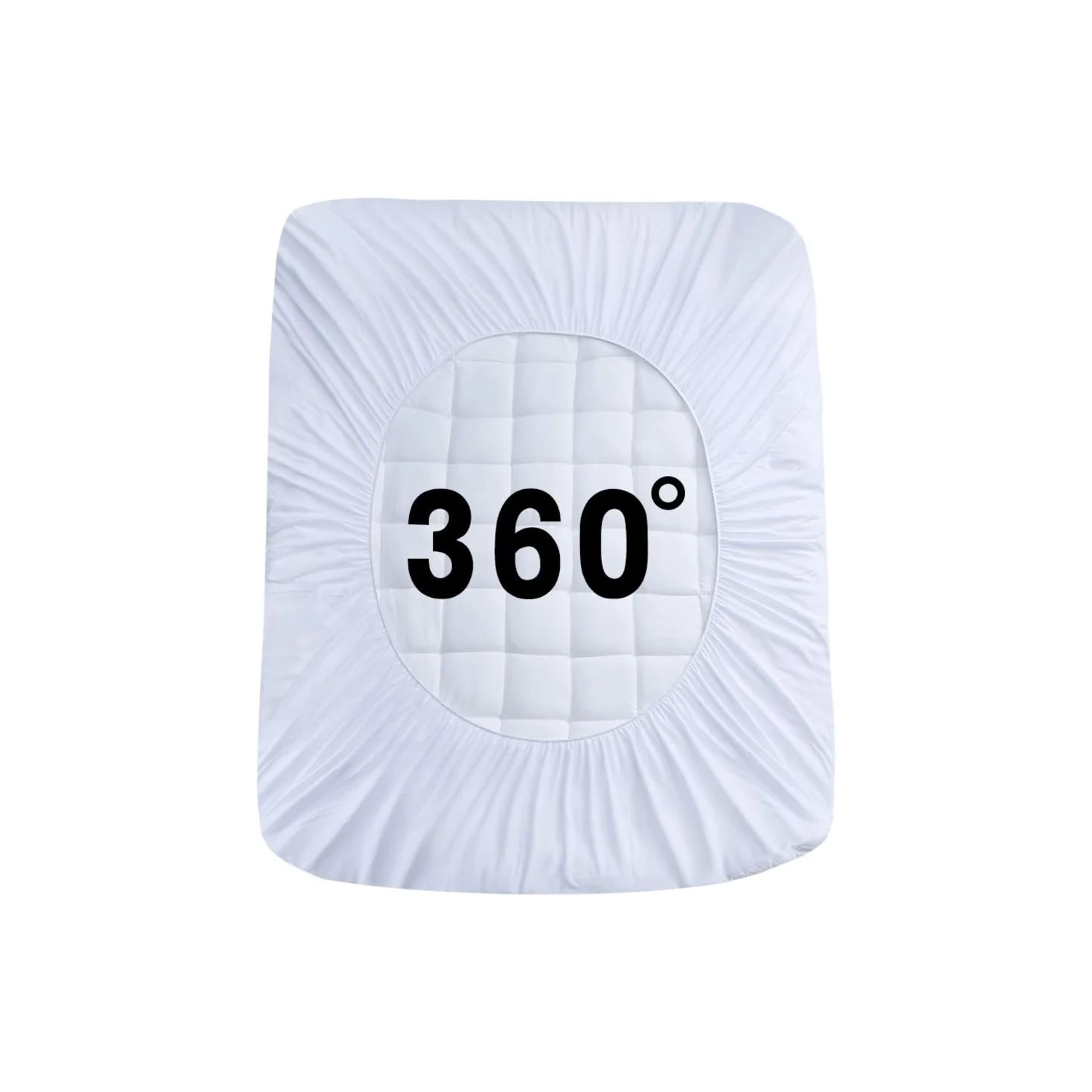 Queen Cooling Mattress Pad Topper - Cotton Quilted Pillow Top Protector - Deep Pocket Fits 8-21 Inch Mattresses