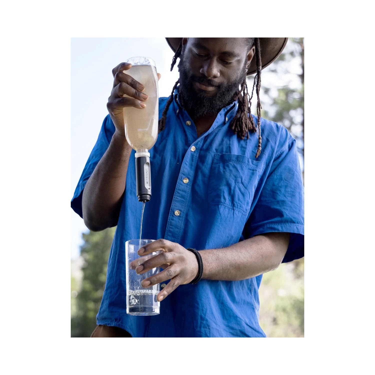 LIFESTRAW PEAK SERIES COLLAPSIBLE SQUEEZE 650 ML WATER FILTER | Black