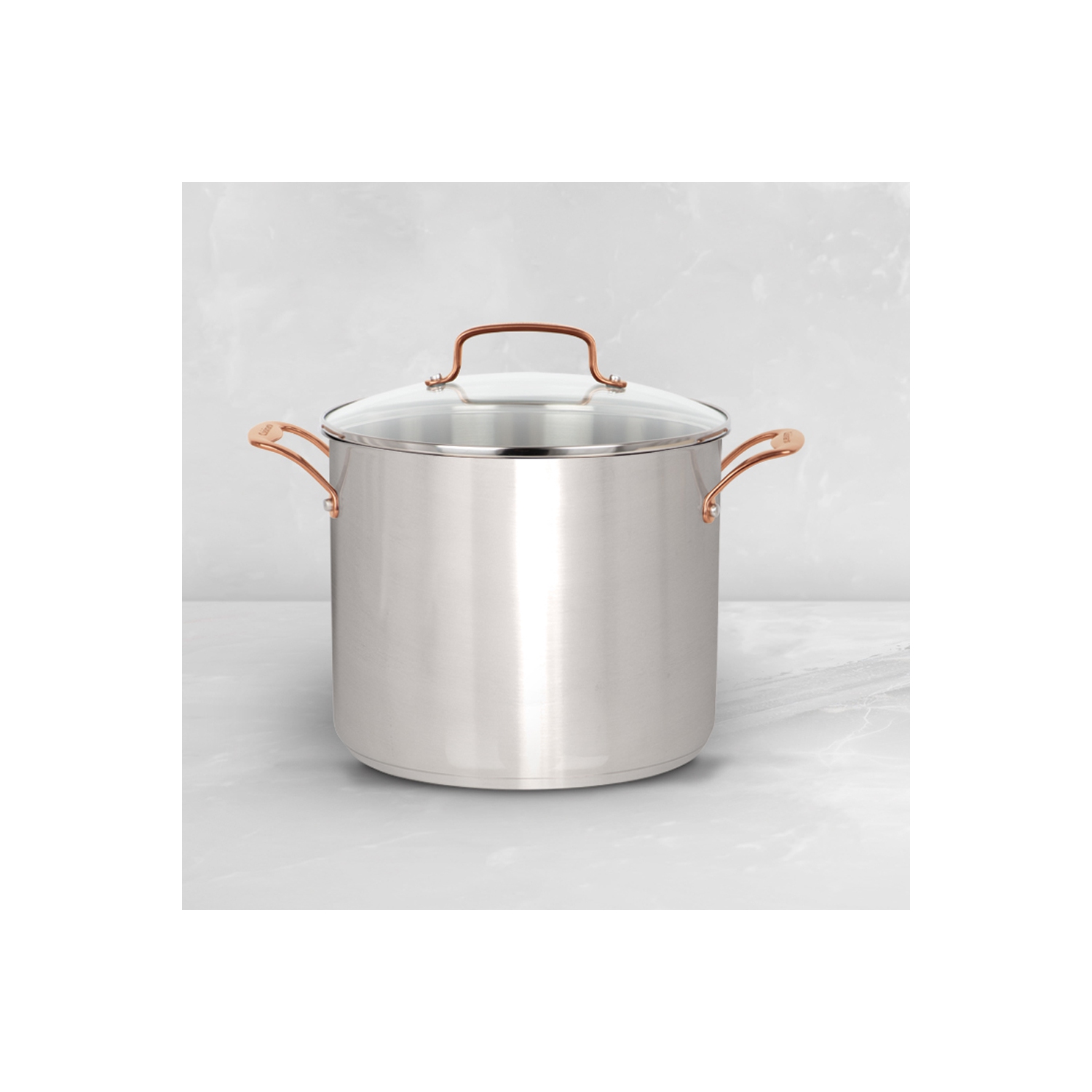 Cuisinart 12 QT. (11.4 L) Stockpot with Cover Polished Bronze Handles (7166-26PBC)