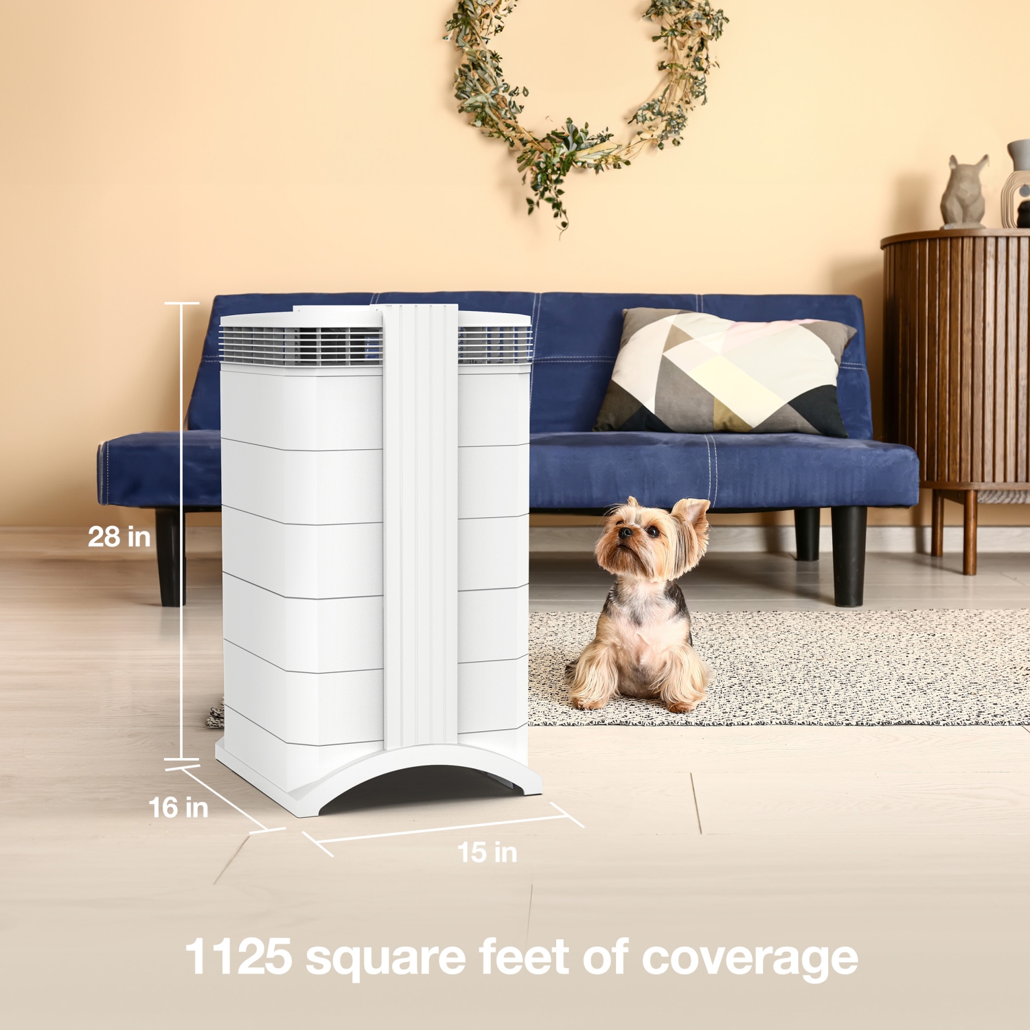 IQAir HealthPro Plus XE Air Purifier - Smart HyperHEPA Filtration for Large Rooms up to 1125 sq ft - Viruses, Allergens, Smoke, Mold, Dust, Pet