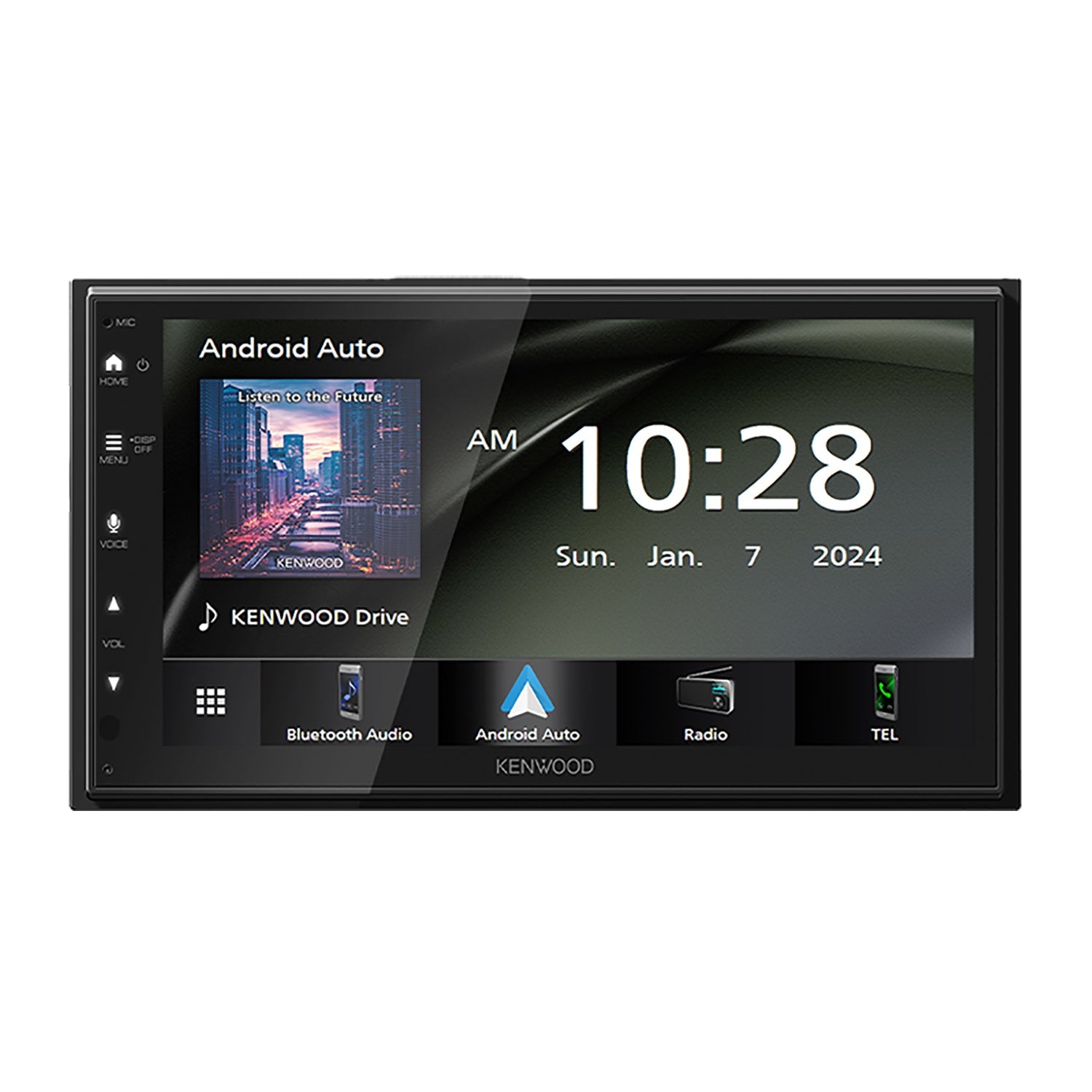 Kenwood - Digital Multimedia Receiver with 6.8" Touch Screen, For Car, Black