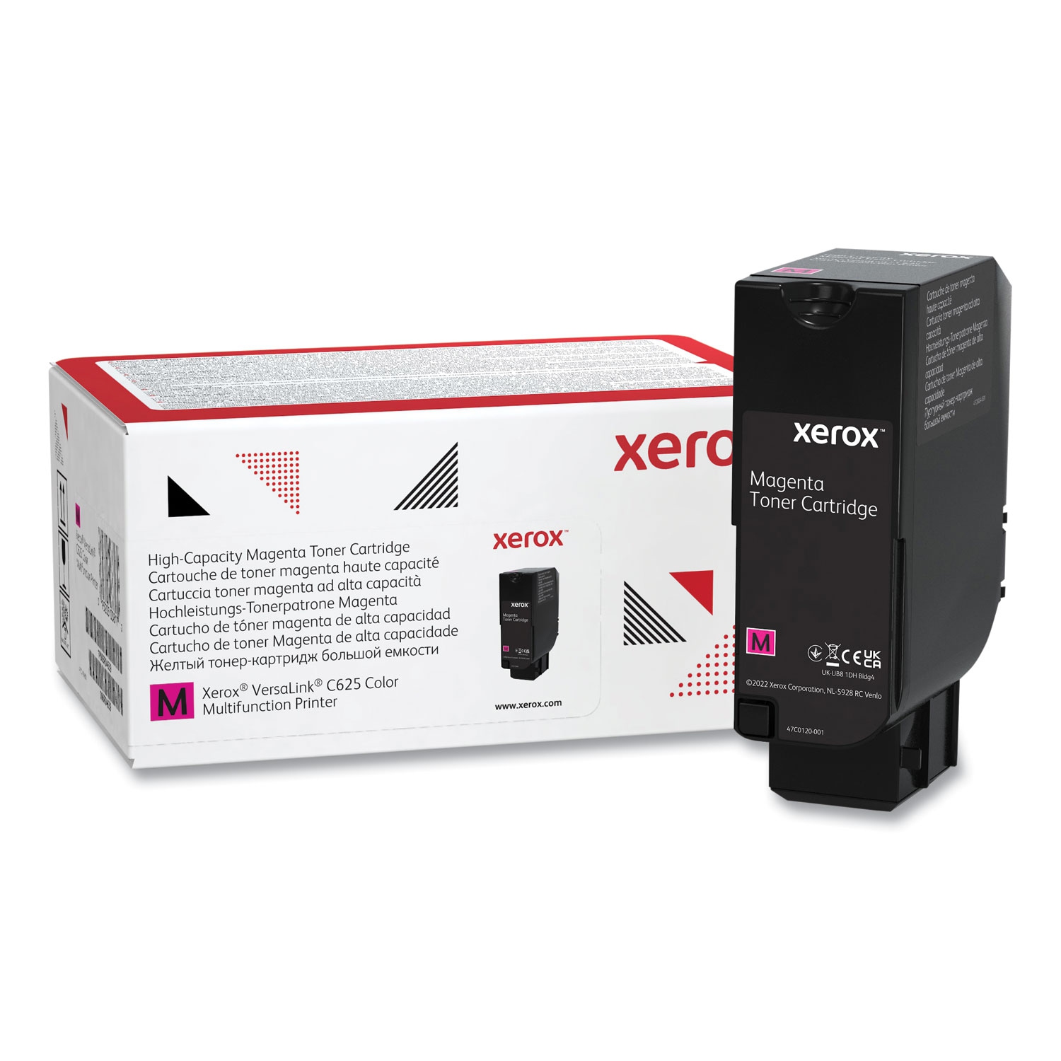 Xerox – Cartouche de toner magenta haute capacité VersaLink C625, rendement de 16.000 pages, EXPÉDITION GRATUITE 006R04638