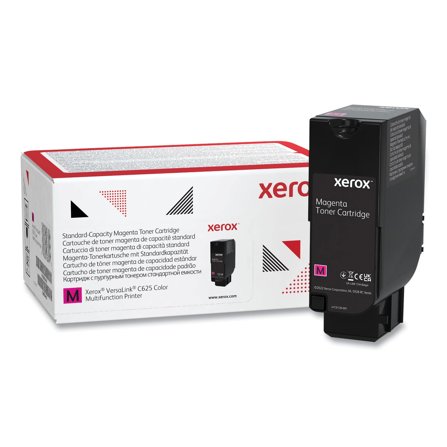 Xerox – Cartouche de toner magenta VersaLink C625 authentique, rendement de 6.000 pages, EXPÉDITION sans frais 006R04618