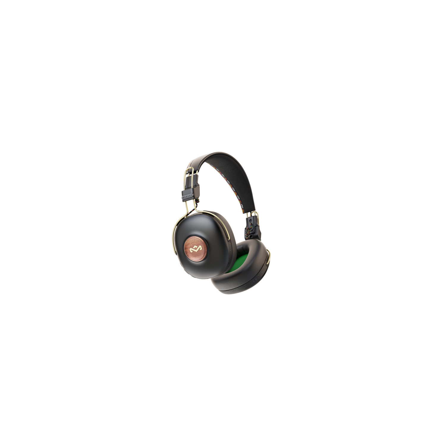 The House of Marley Positive Vibration Frequency Bluetooth Over-Ear Headphones - Rasta