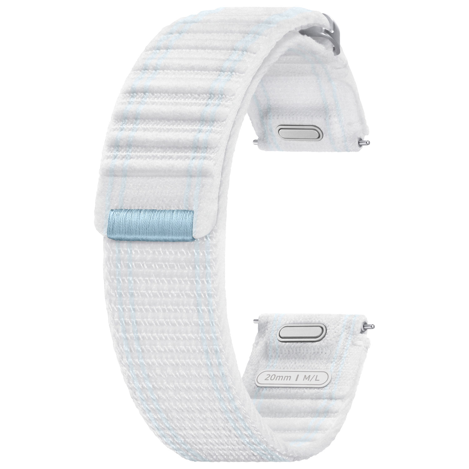 Samsung Fabric Adjustable Band for Galaxy Watch - Medium / Large - Blue White