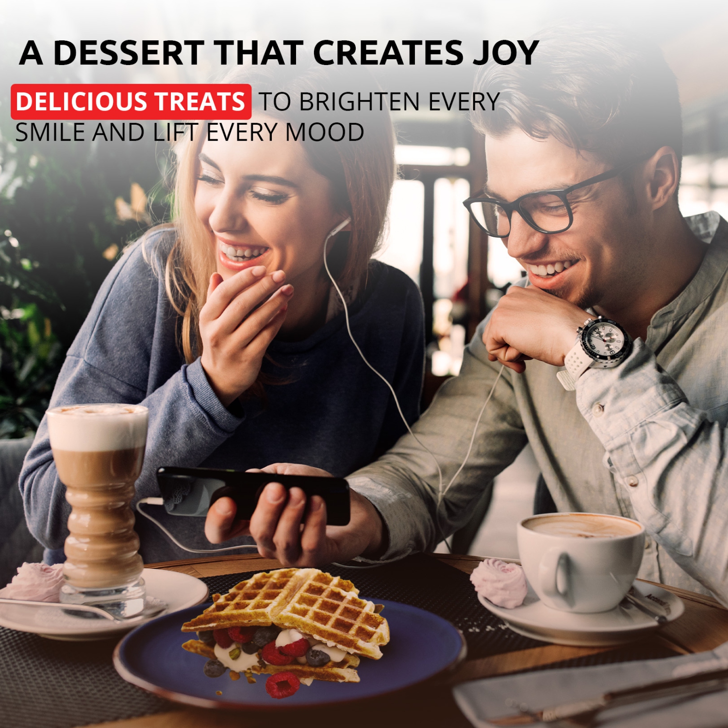 AP-601 Belgian Waffle Maker Thick | Double-Head Waffle Iron and Cone Maker | 2 Round-Shape Waffles | 110V