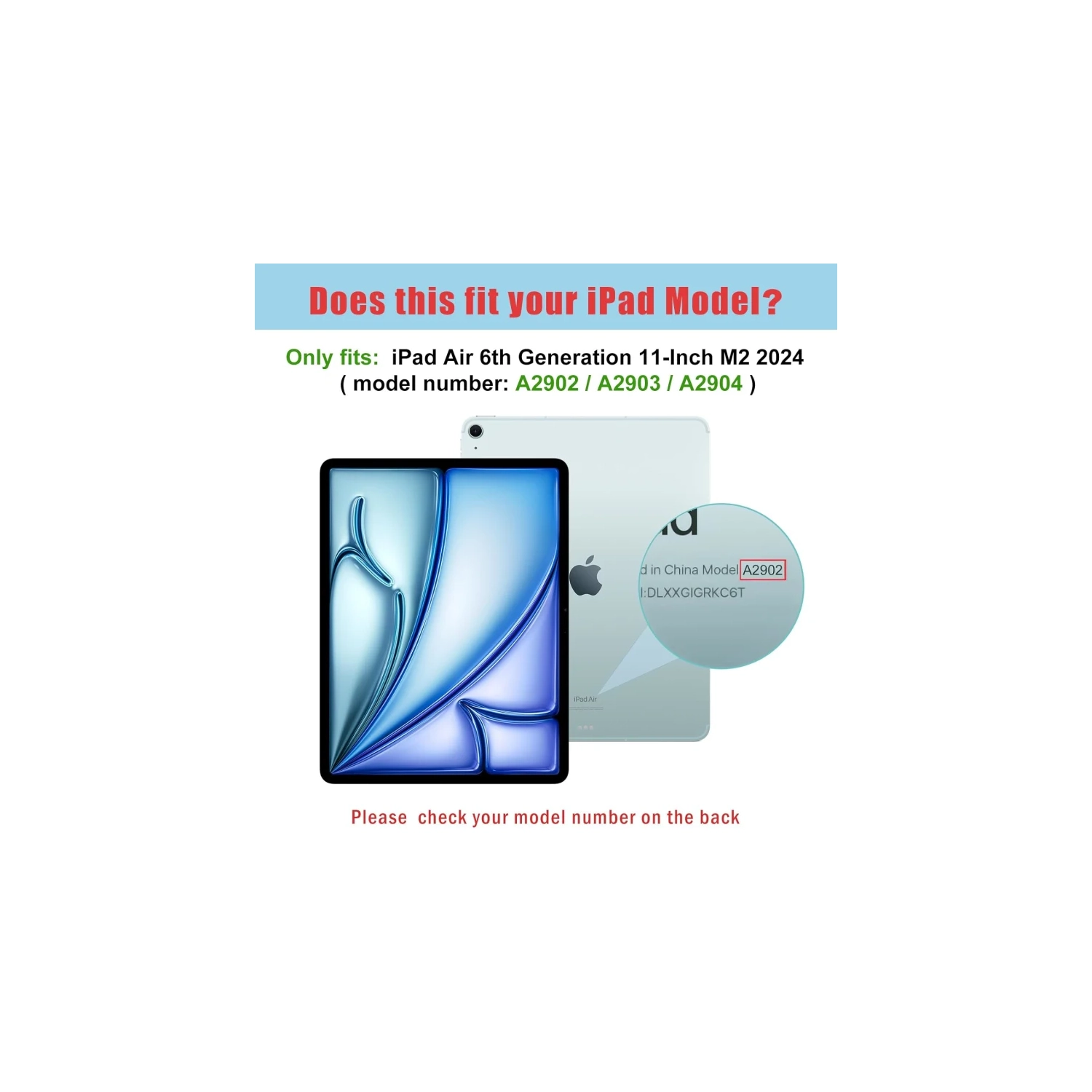 Paquet de 2 protecteurs d'écran en verre trempé pour iPad Air 7 11&nbsp;po M3 2025 Air 6 e génération 11&nbsp;po M2 A2902/A2903/A2904 - Film