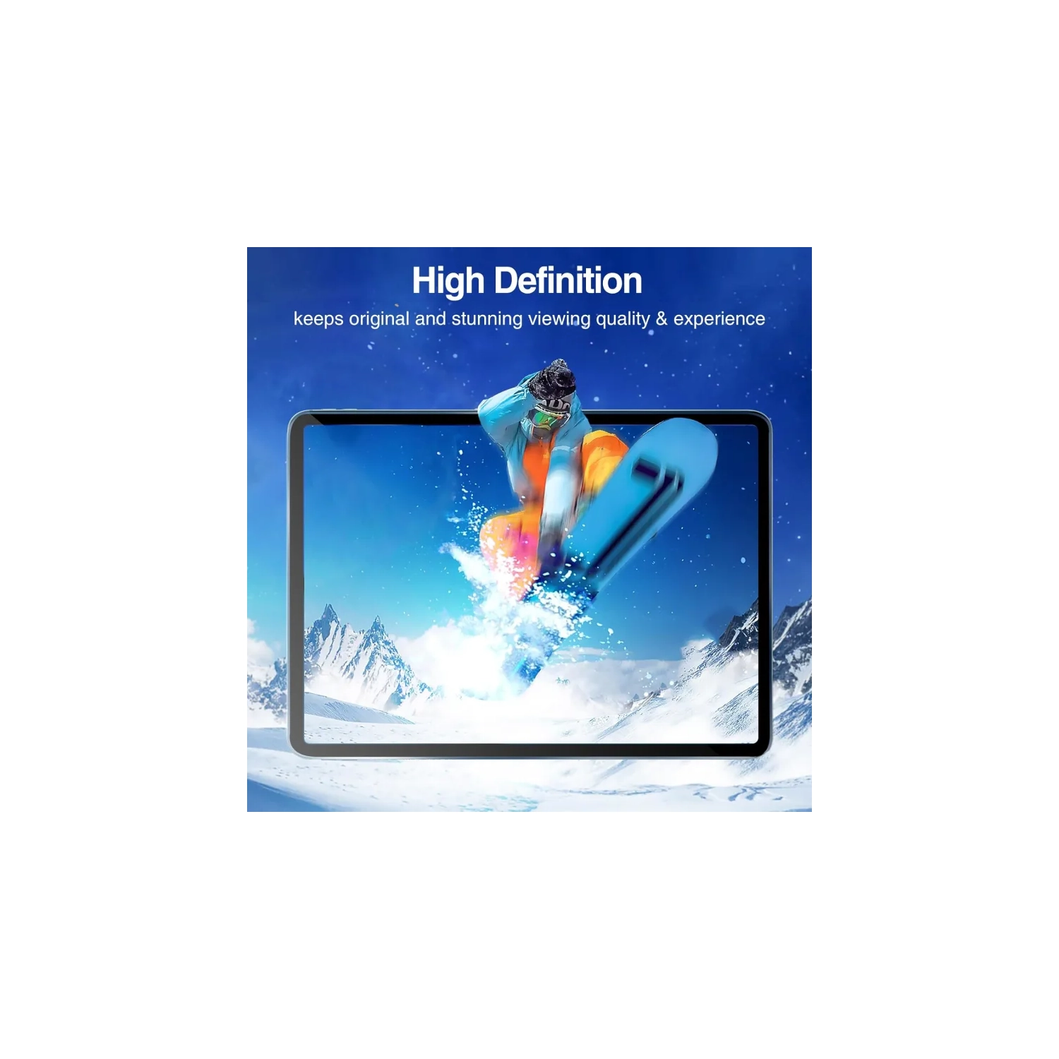 Paquet de 2 protecteurs d'écran en verre trempé pour iPad Air 7 11&nbsp;po M3 2025 Air 6 e génération 11&nbsp;po M2 A2902/A2903/A2904 - Film