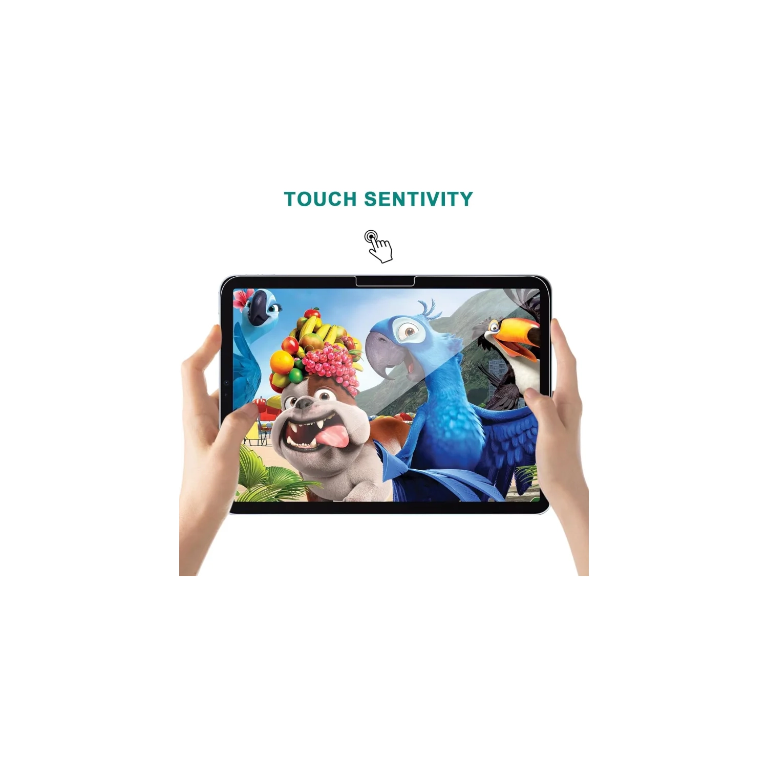 2 Pack Tempered Glass Screen Protector for New iPad Air 13 Inch 2025/2024, iPad Pro 13 Inch(M4),- 9H Hardness Anti-Scratch Film