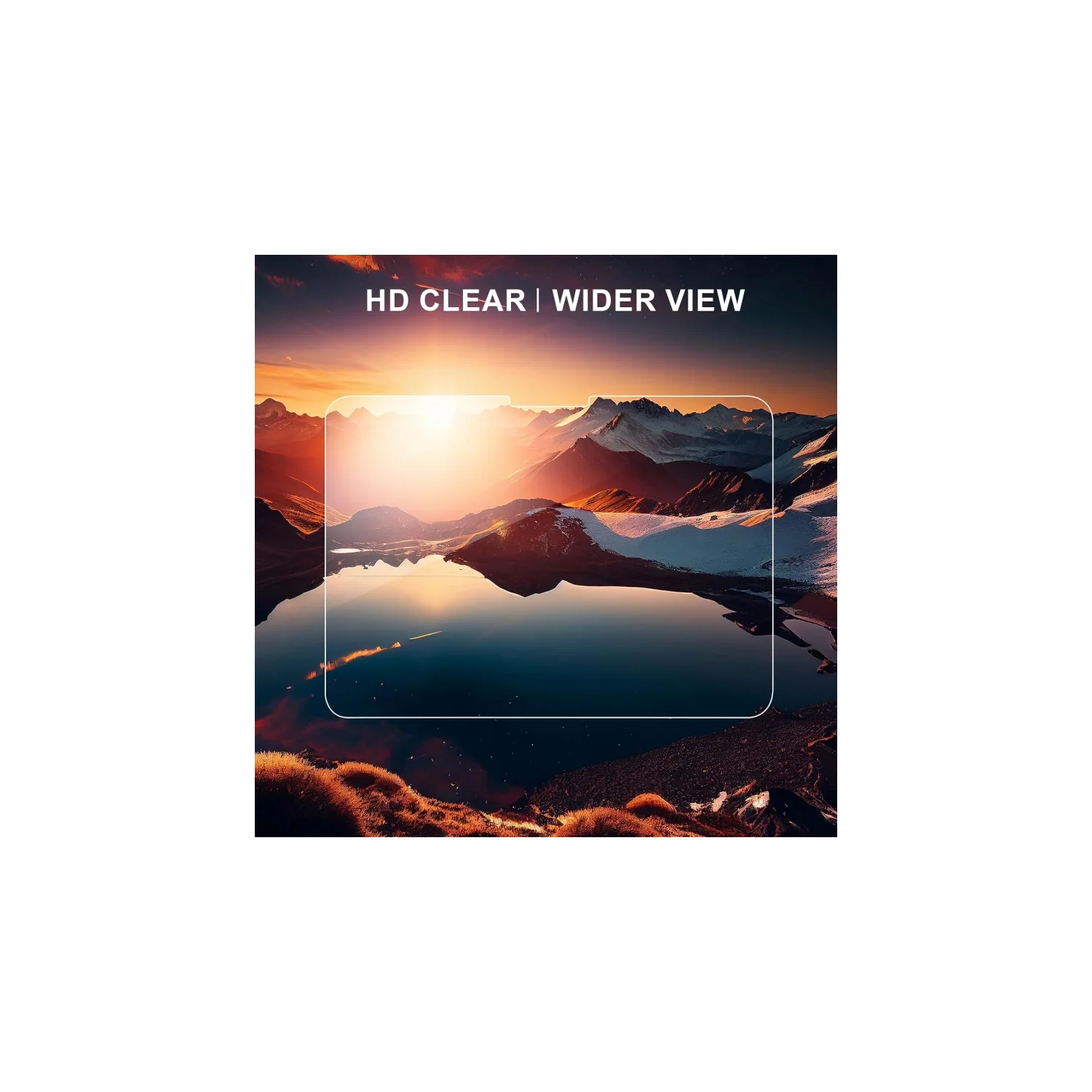 2 Pack Tempered Glass Screen Protector for New iPad Air 13 Inch 2025/2024, iPad Pro 13 Inch(M4),- 9H Hardness Anti-Scratch Film