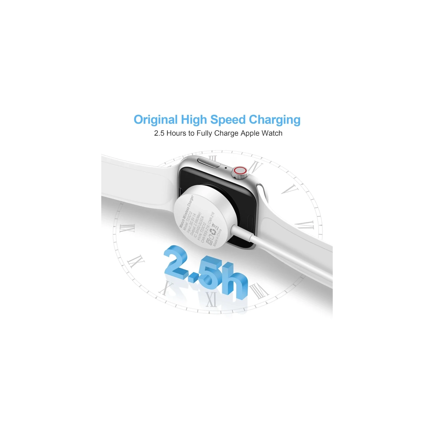 MFi Certified USB-C Fast Charger for Apple Watch - 3FT Magnetic Cable with 20W Wall Charger for Series Ultra 2/9/8/7/SE/6/5/4/3/2/1