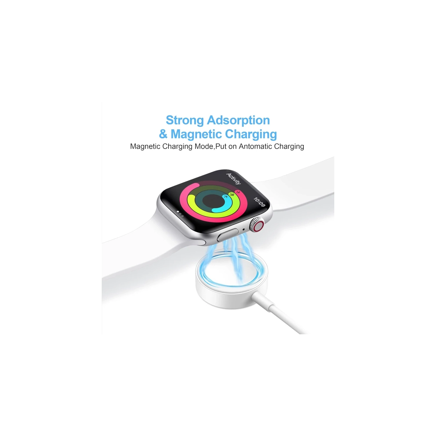 MFi Certified USB-C Fast Charger for Apple Watch - 3FT Magnetic Cable with 20W Wall Charger for Series Ultra 2/9/8/7/SE/6/5/4/3/2/1