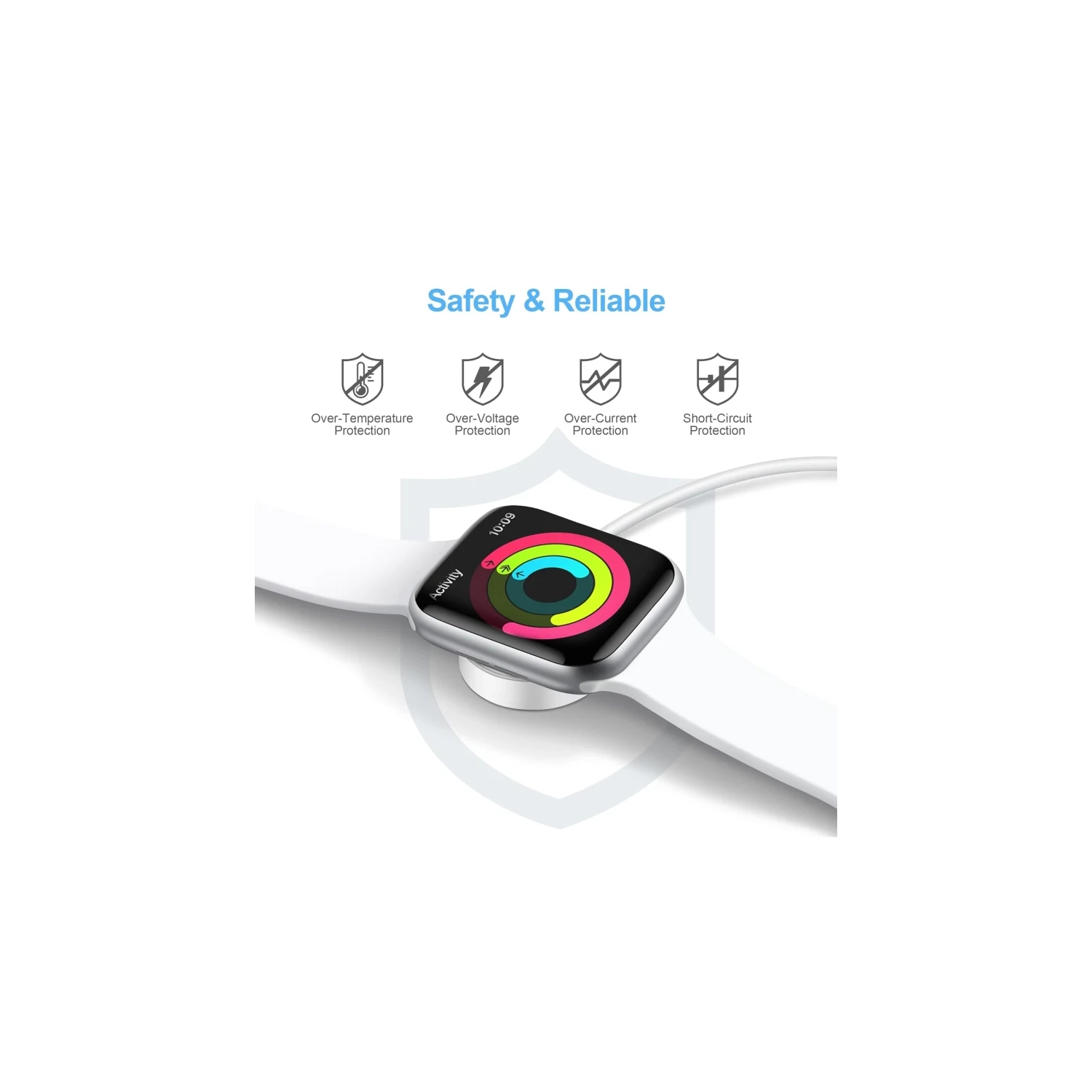 MFi Certified USB-C Fast Charger for Apple Watch - 3FT Magnetic Cable with 20W Wall Charger for Series Ultra 2/9/8/7/SE/6/5/4/3/2/1