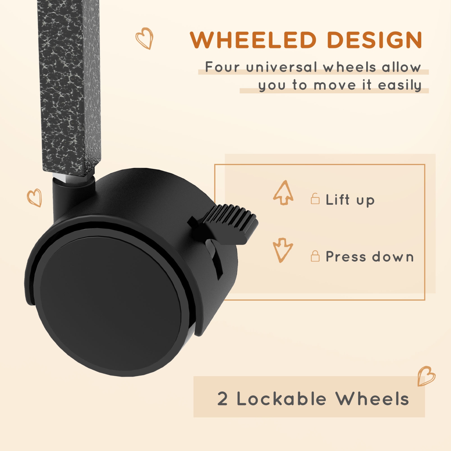 PawHut 63"H 6-Tier Chinchilla Ferret Guinea Pig Cat Cage, Metal Deluxe Animal Critter Nation Cage for Kitten Rabbit, Small Pet House w/ Hammock