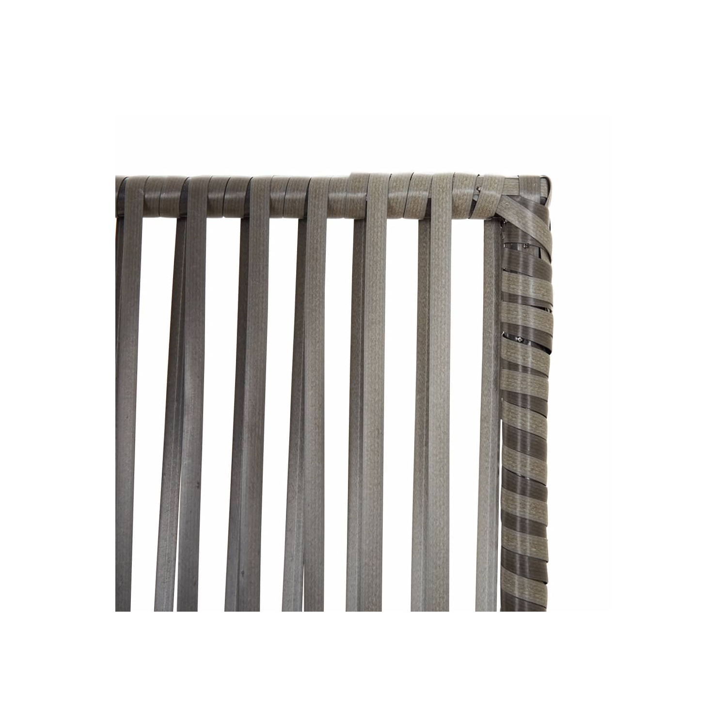 VidaXL séparateur de pièce 3 panneaux poly rotin gris