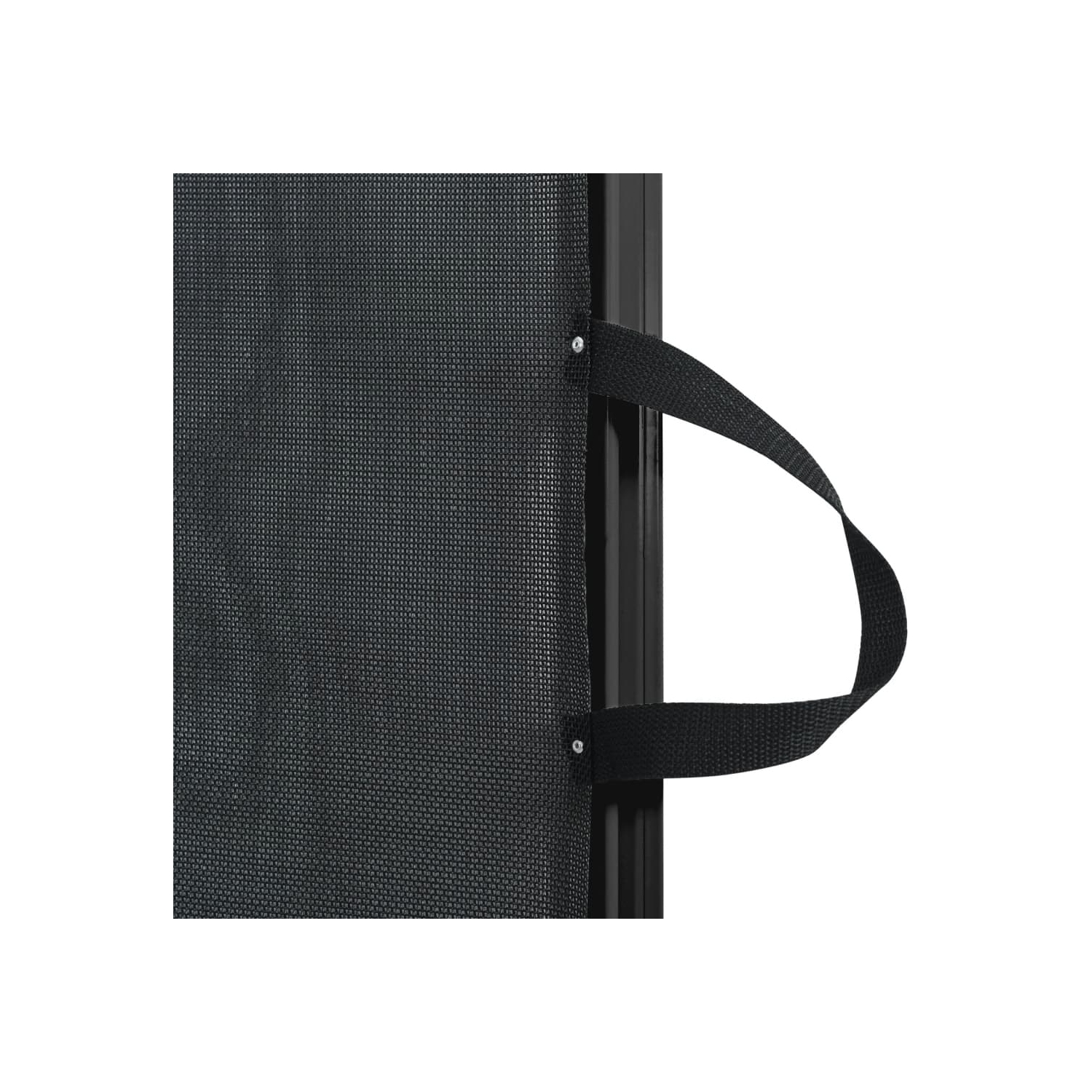 vidaXL Retractable Pet Gate Black 102.5x125 cm