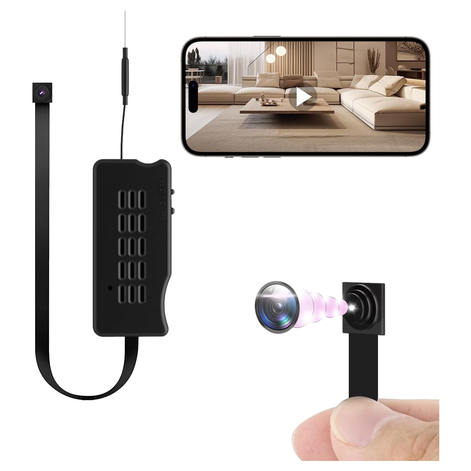 BoostBlossom Mini Camera DIY Module HD 1080P Camera Small WiFi Security Cameras Tiny Wireless Nanny Cam